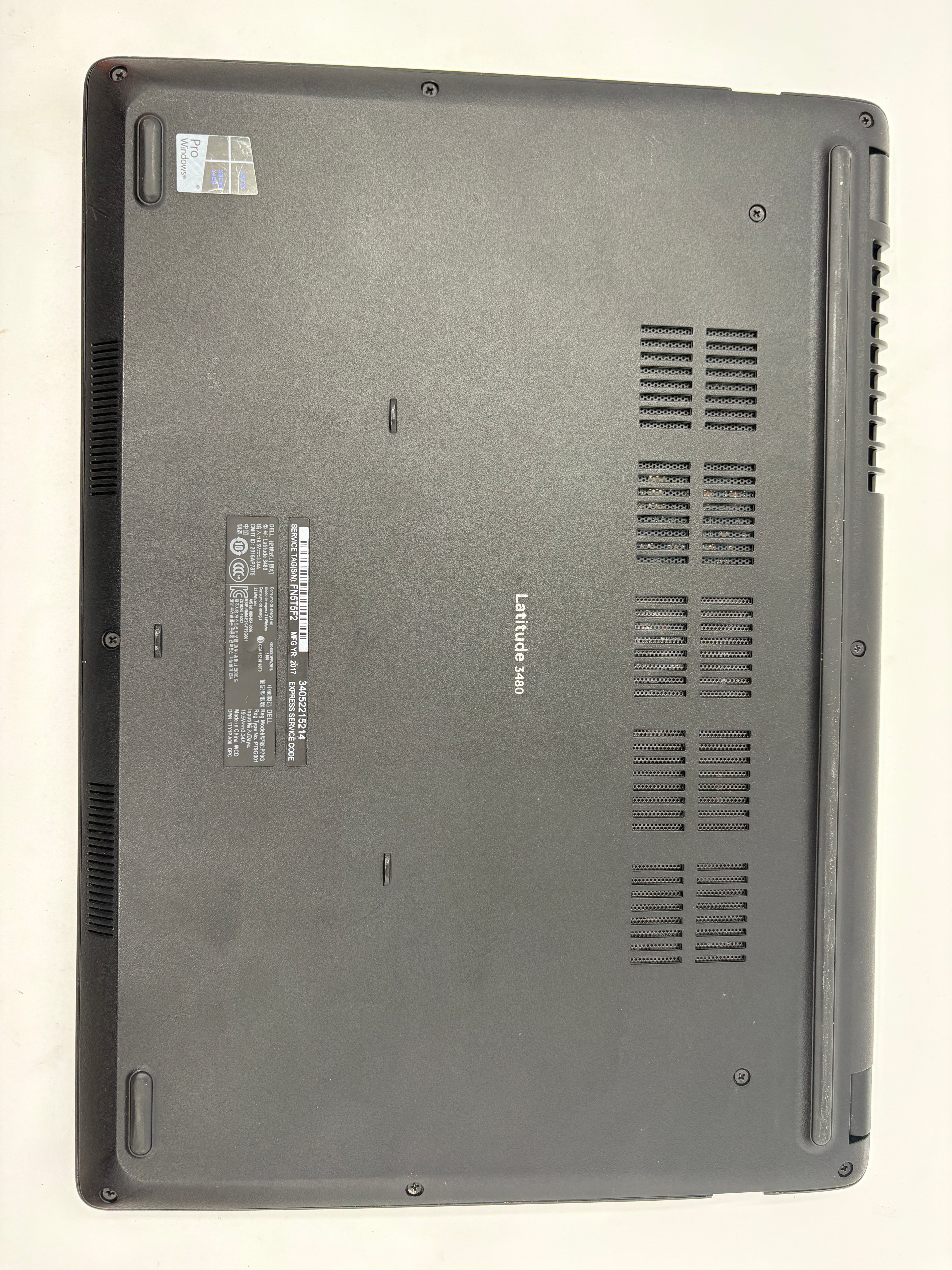 Dell Laptop Latitude 3480 i5 7th Gen 8GB RAM NO SSD NO OS
