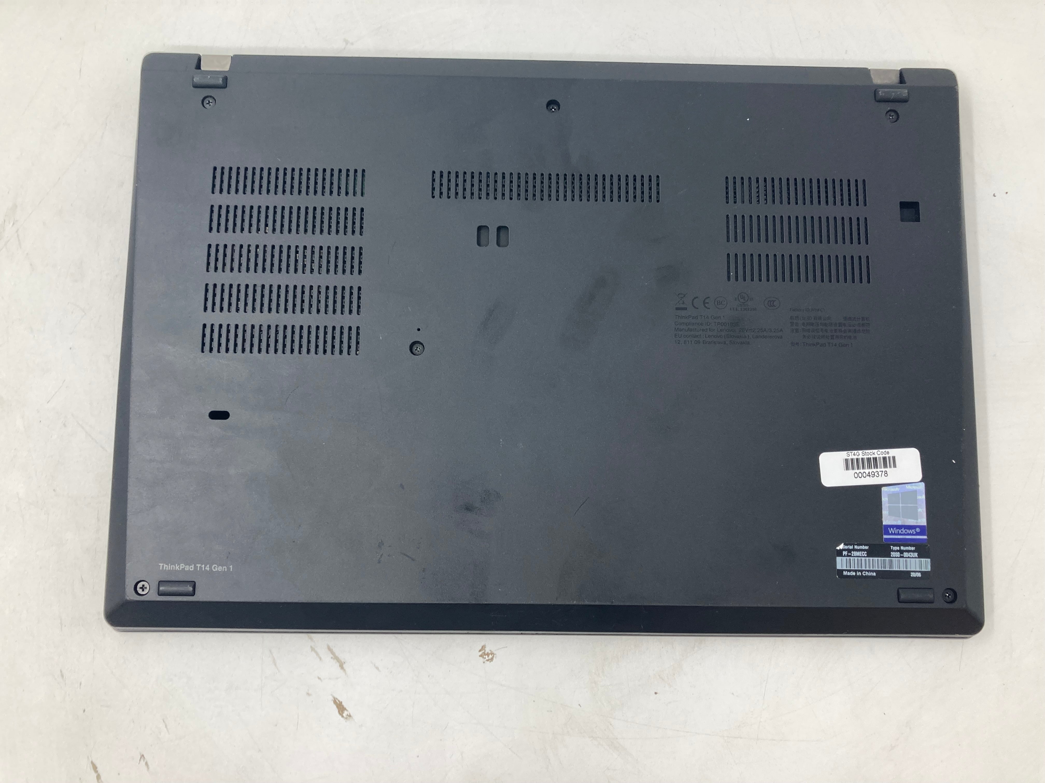 Lenovo ThinkPad T14 14" i5 10TH Gen 8GB RAM No SSD No OS *Spares*