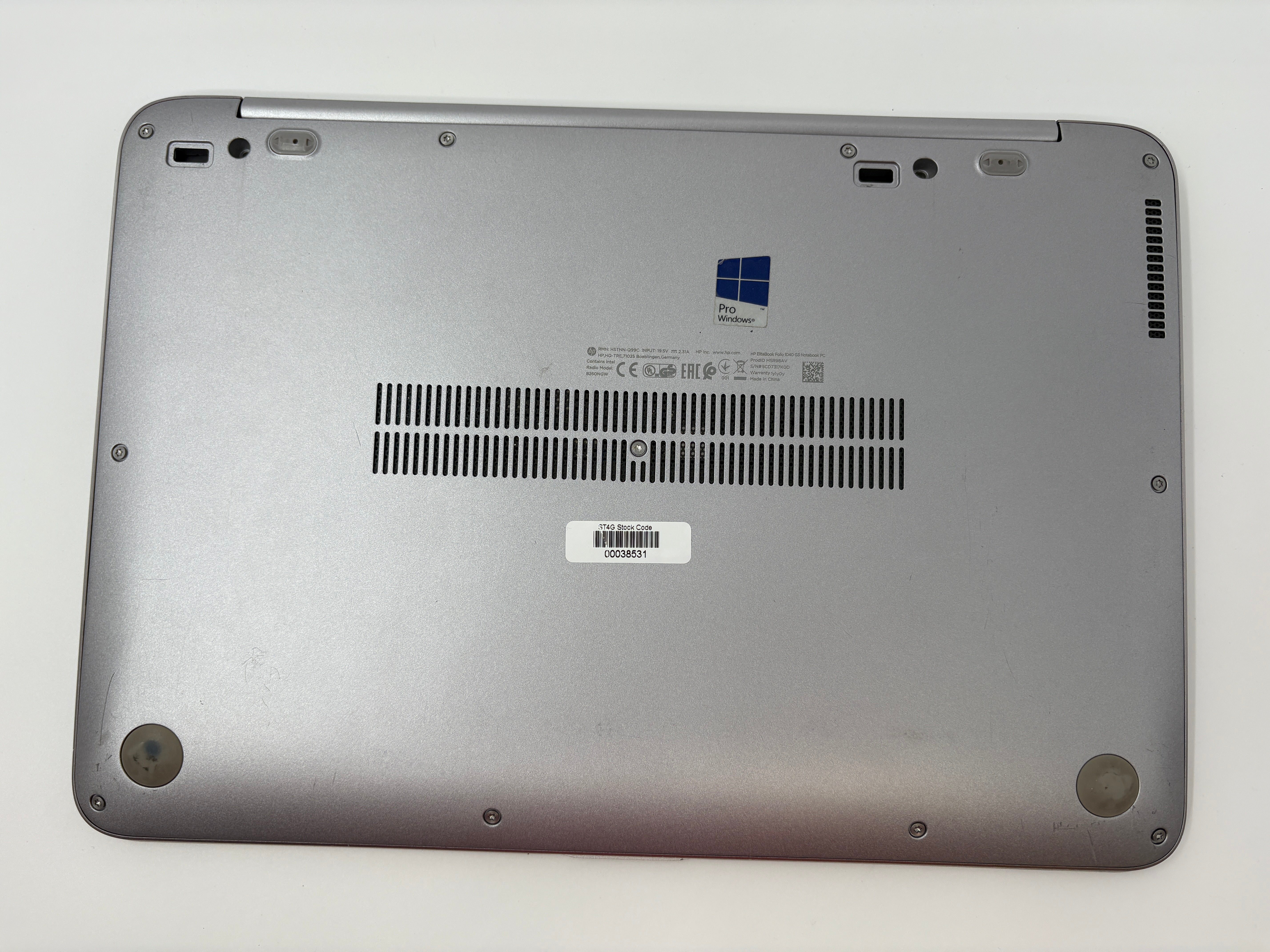 HP Laptop EliteBook Folio 1040 G4 14" i7 6th Gen 16GB RAM 256GB SSD W10