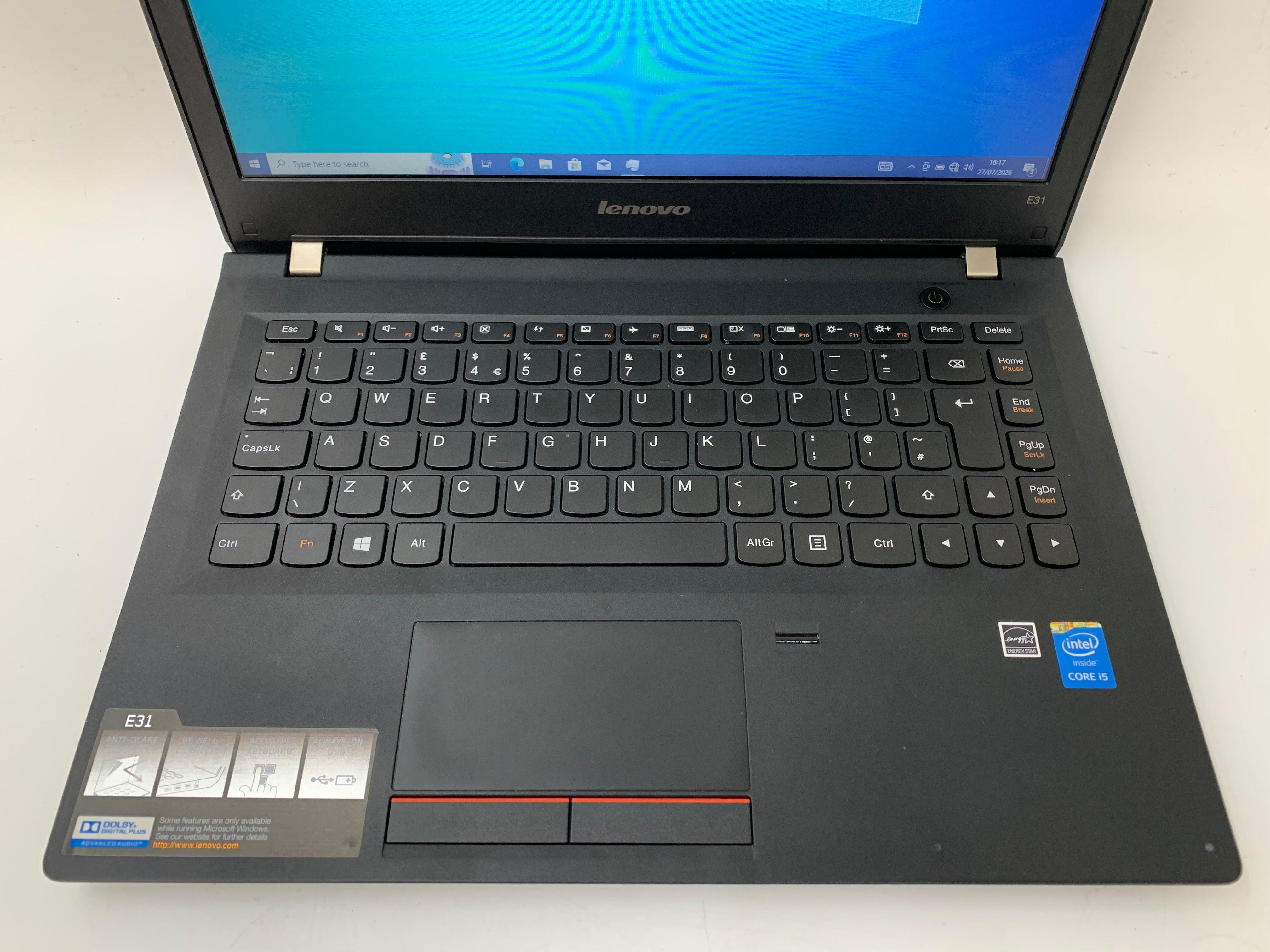 Lenovo E31-70 | 13.3" HD | i5 5th Gen | 4GB RAM | 240GB SSD | W10 Pro