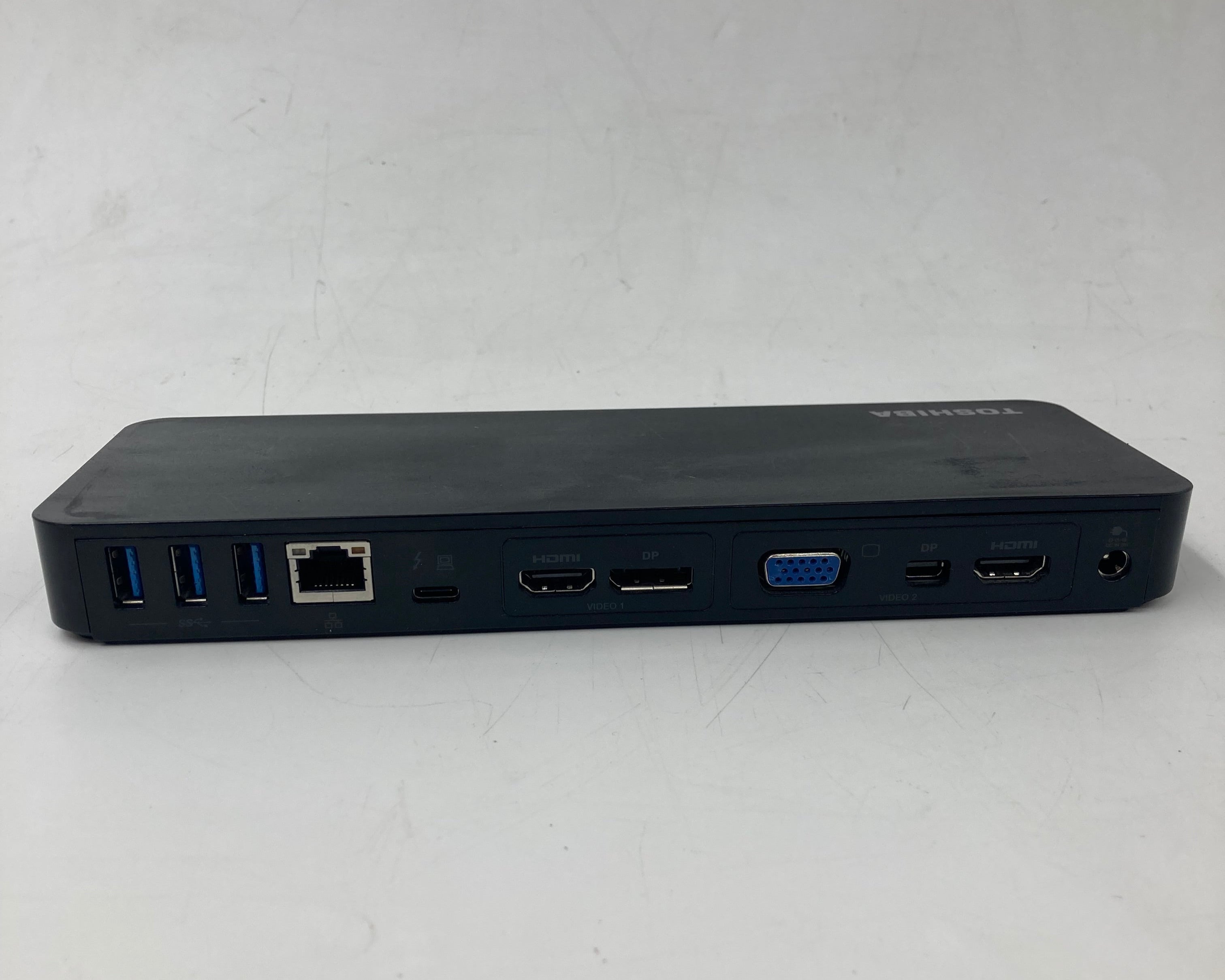Batch of 2 Toshiba ThunderBolt 3 Docking Stations VGA/HDMI/DP - Black