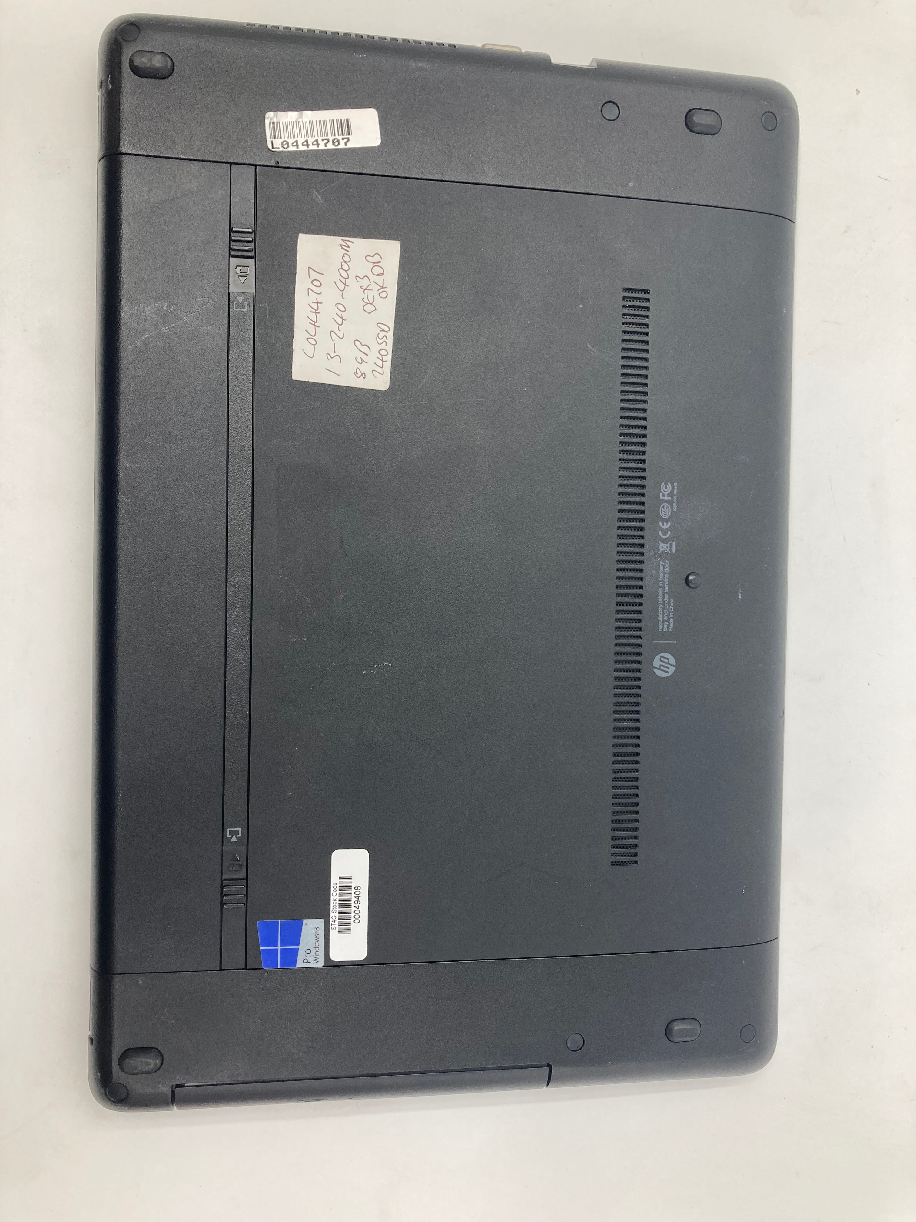 HP ProBook 450 G1 15.6" Screen i3 4th Gen 8GB RAM No SSD No OS
