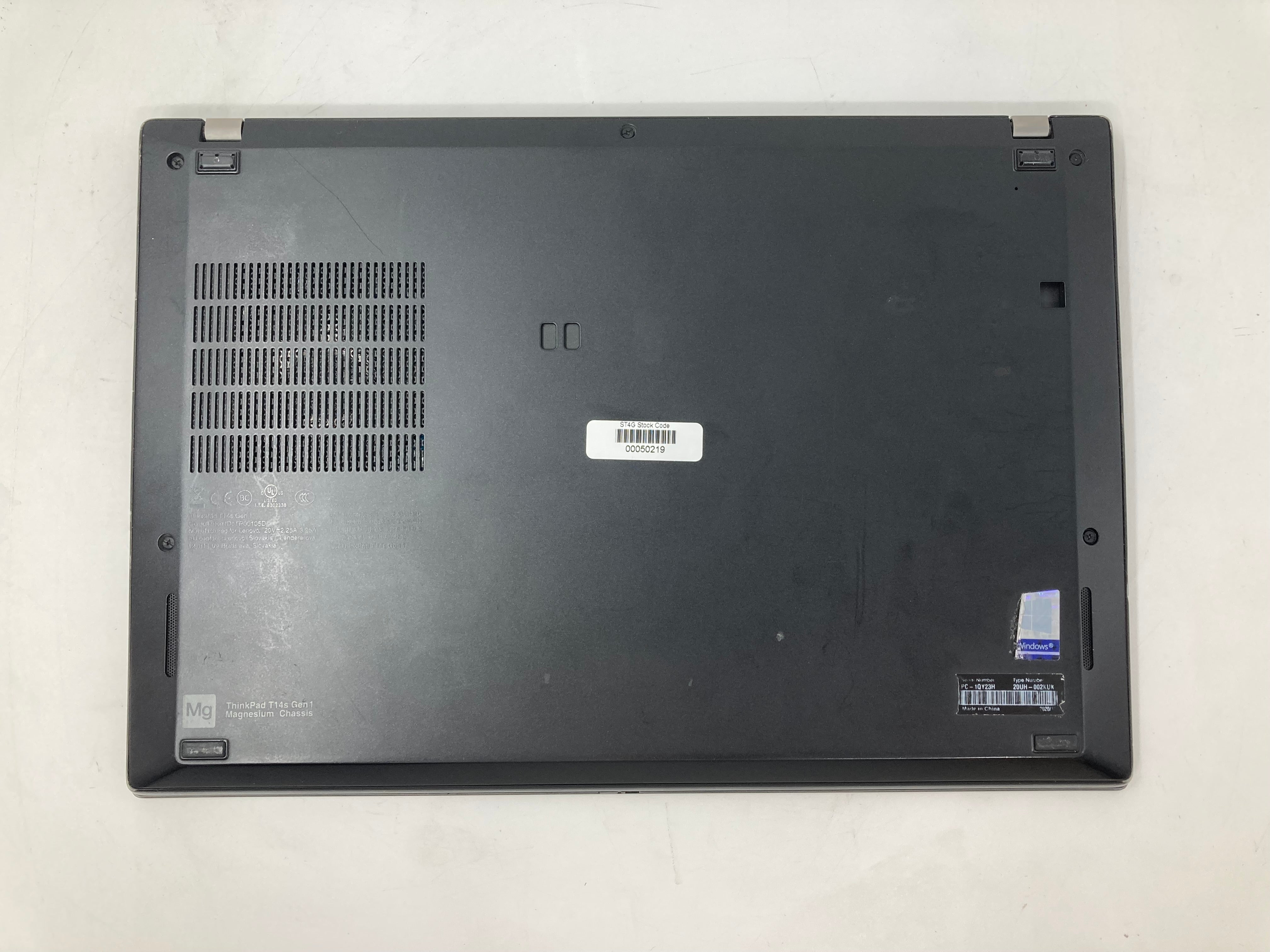 Lenovo Laptop ThinkPad T14s Gen 1 14" Ryzen 5 Pro 4th Gen 16GB RAM 256GB SSD W11