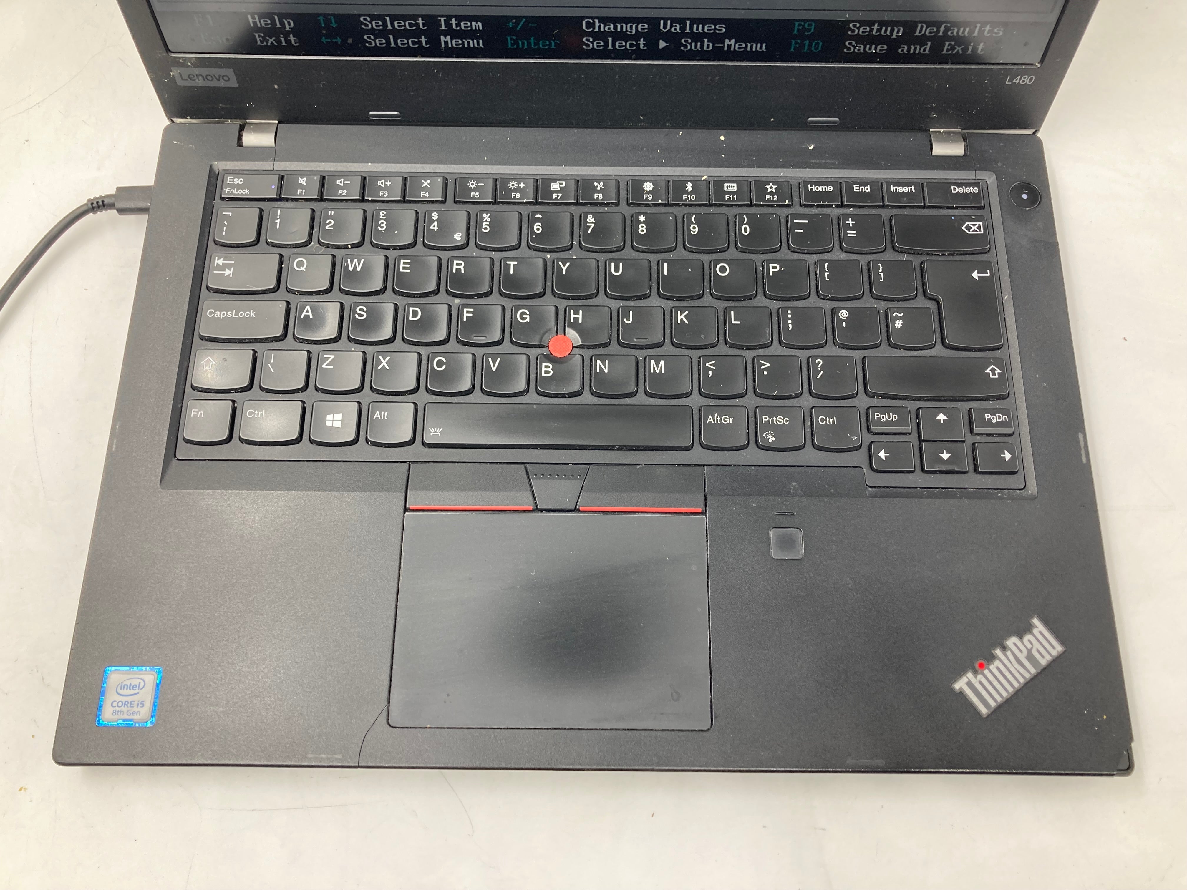 Lenovo Laptop ThinkPad L480 14" i5 8th Gen 16GB RAM No SSD No OS