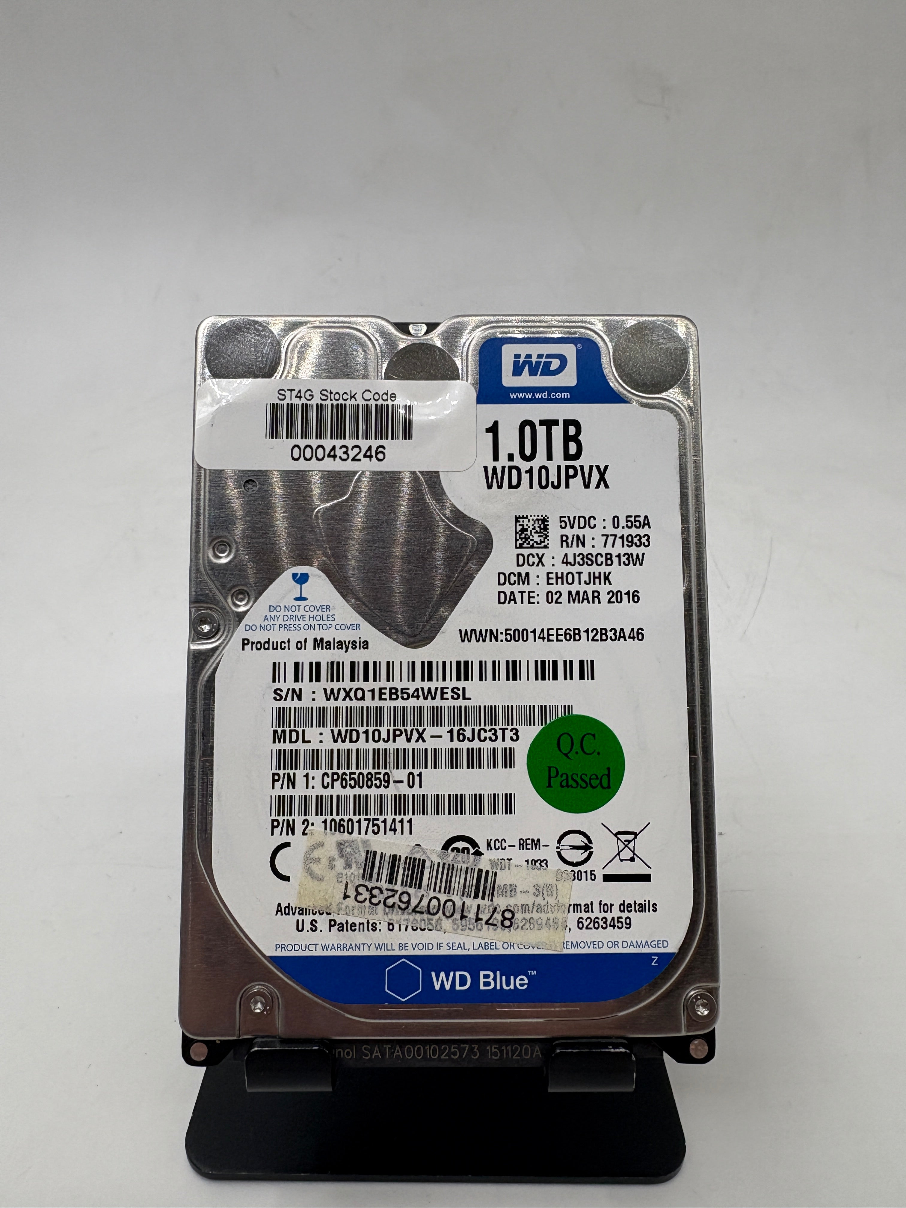 1TB HDD 2.5" SATA Western Digital (WD10JPVX)