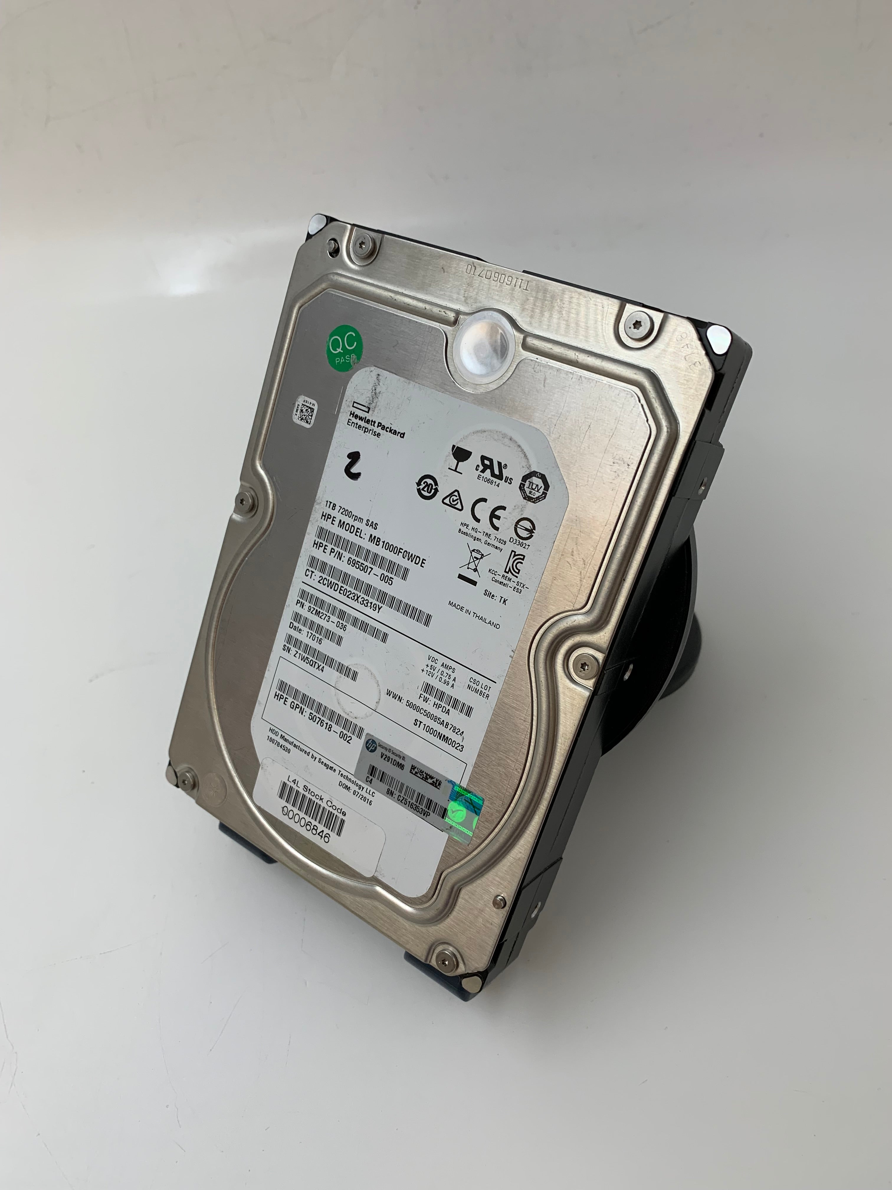 1TB HDDs | 3.5 Inch | SAS | 6Gbps | 7200 RPM Lot of 17