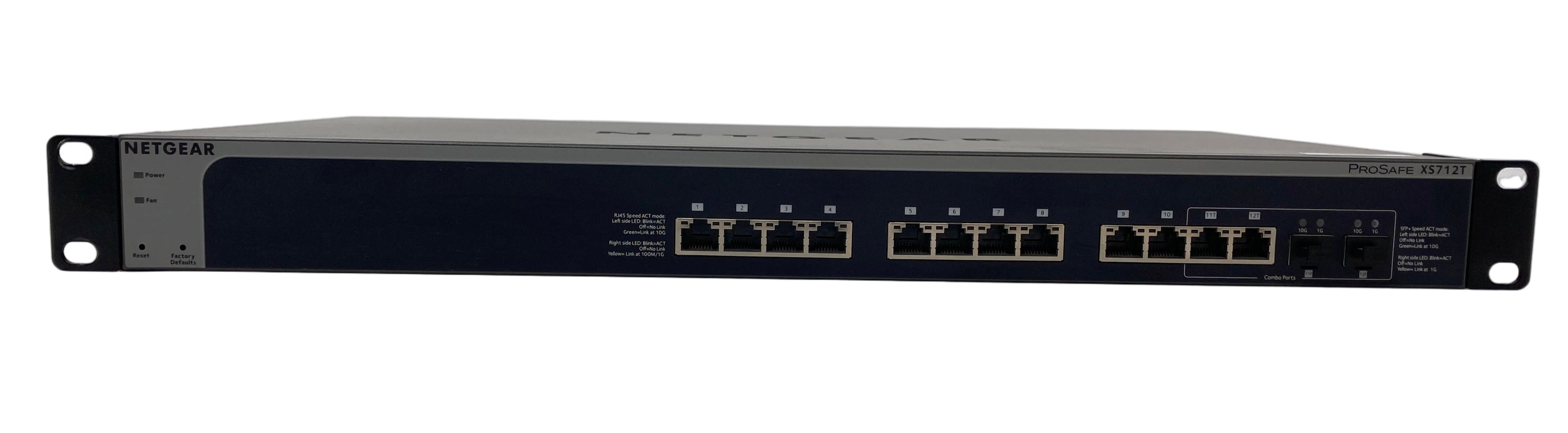 Netgear Pro Safe XS712T 12-Port 10GbE Ethernet Smart Switch