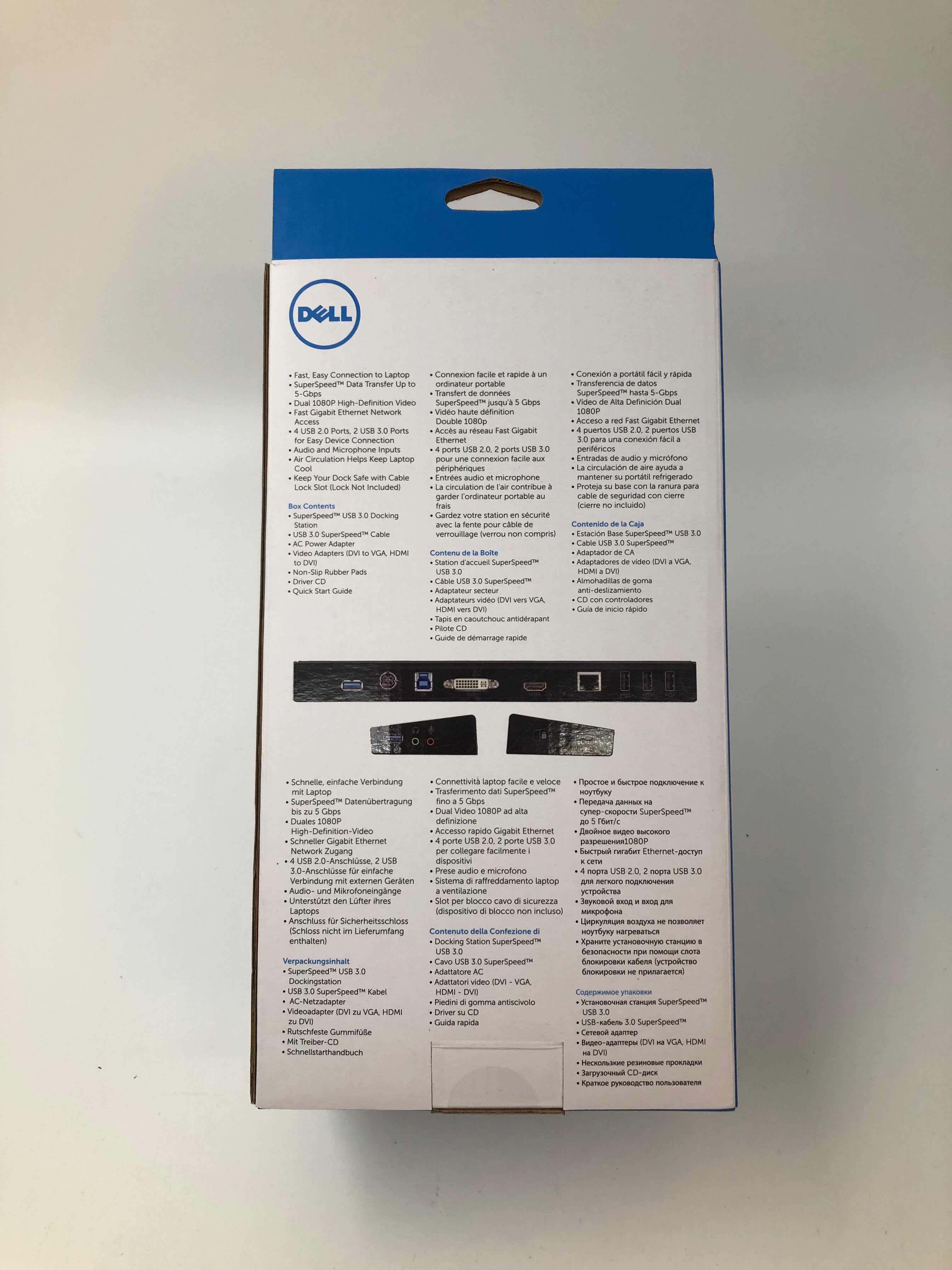 Dell D3000 Super Speed USB 3.0 Docking Station, New Sealed In Original Box