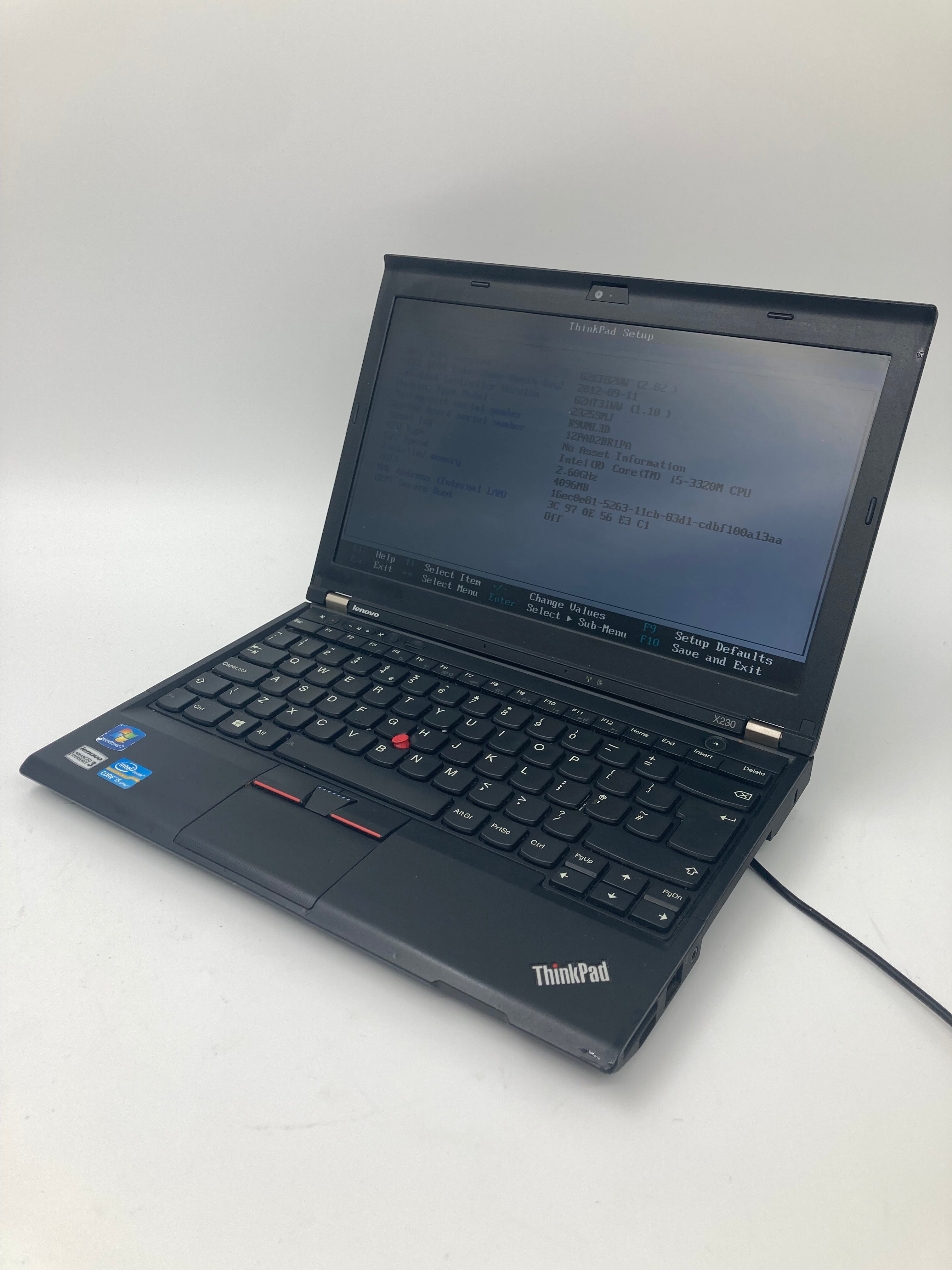 Lenovo ThinkPad X230 12" Screen i5 3rd Gen 4GB RAM No HDD No OS *Spares*