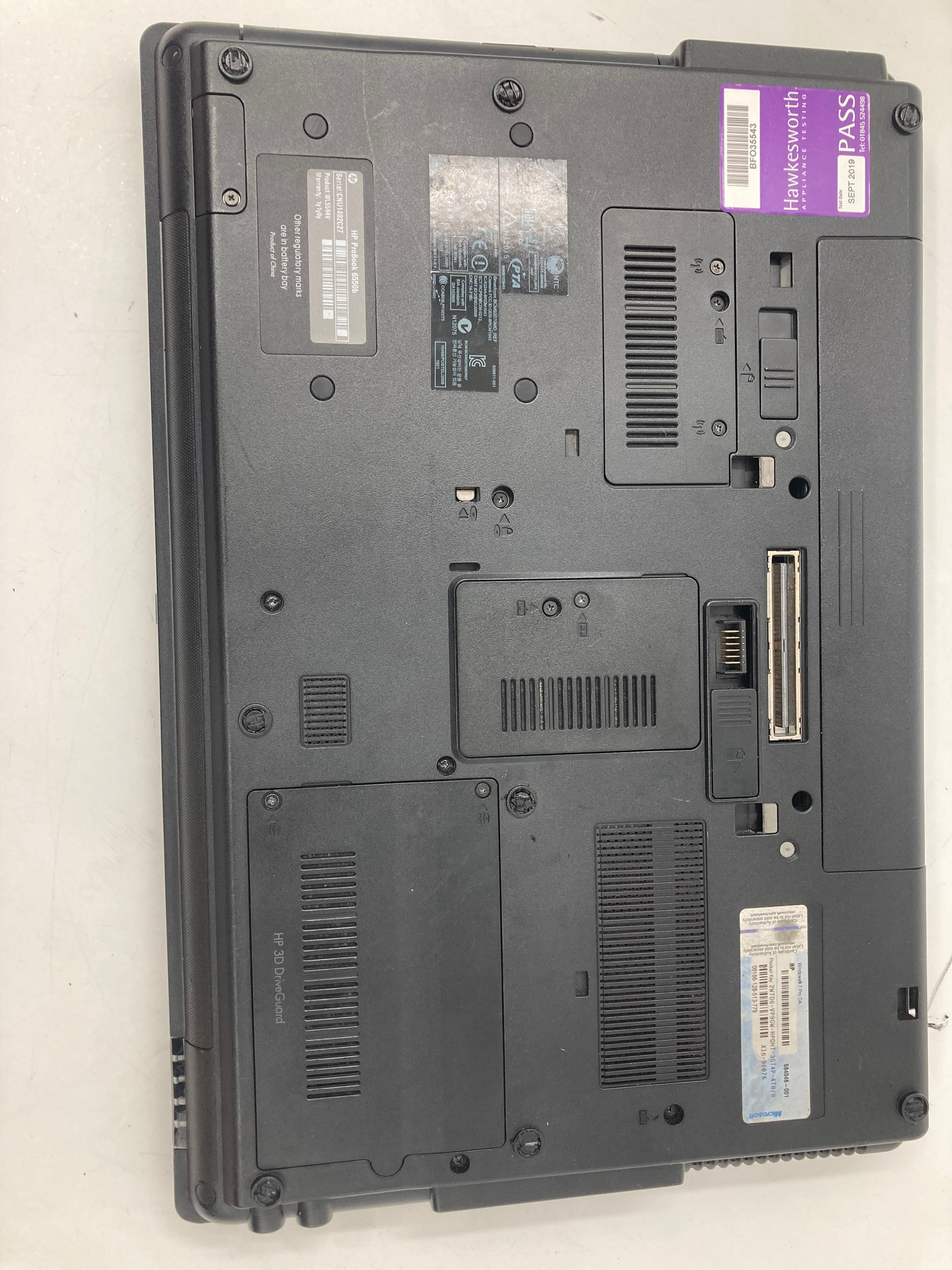 HP ProBook 6550b 15" Screen i5 5th Gen 4GB RAM No SSD No OS *Spares*