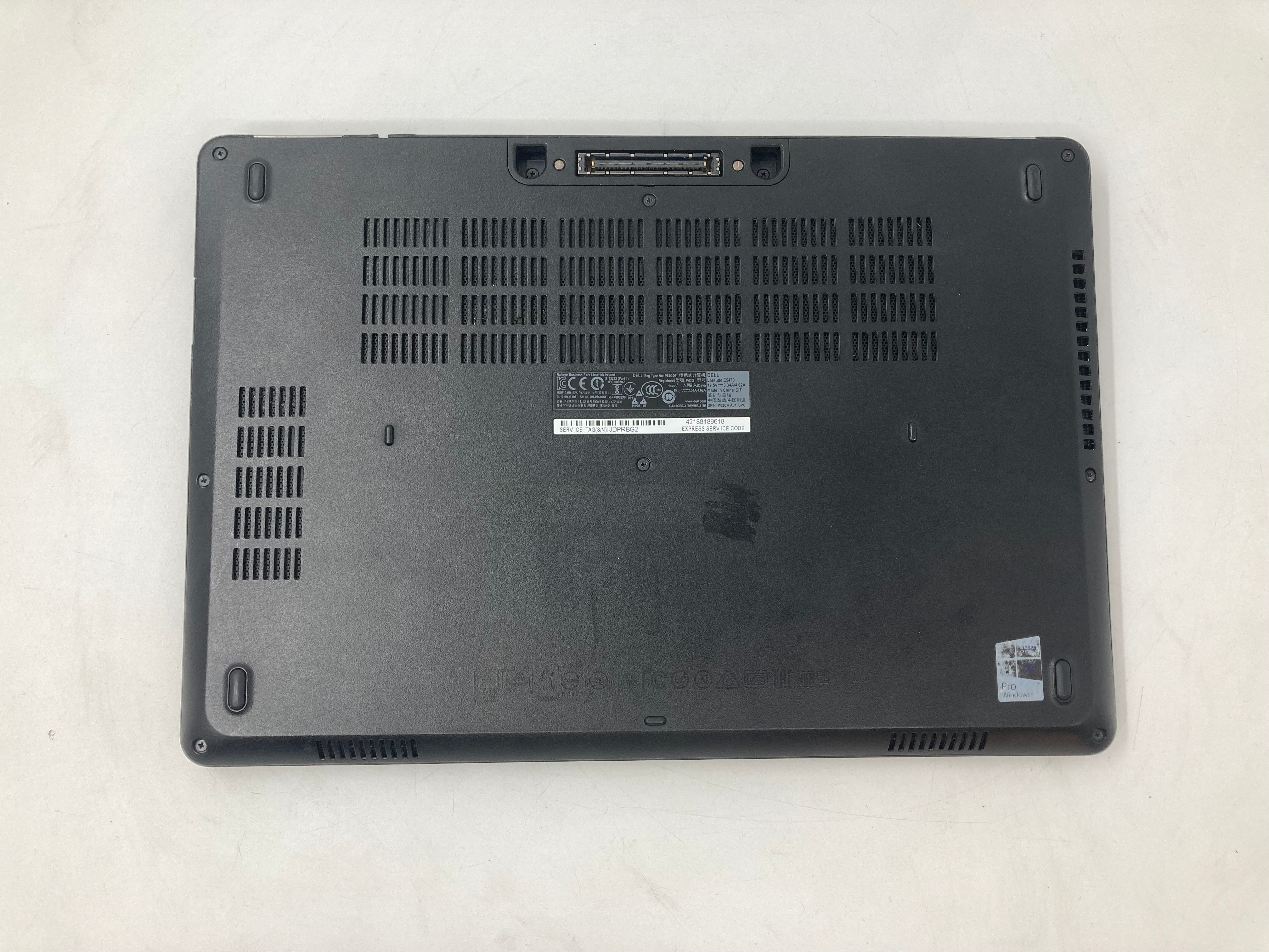 Dell Laptop Latitude E5470 14" i5 6th Gen No RAM No HDD No OS *Spares*