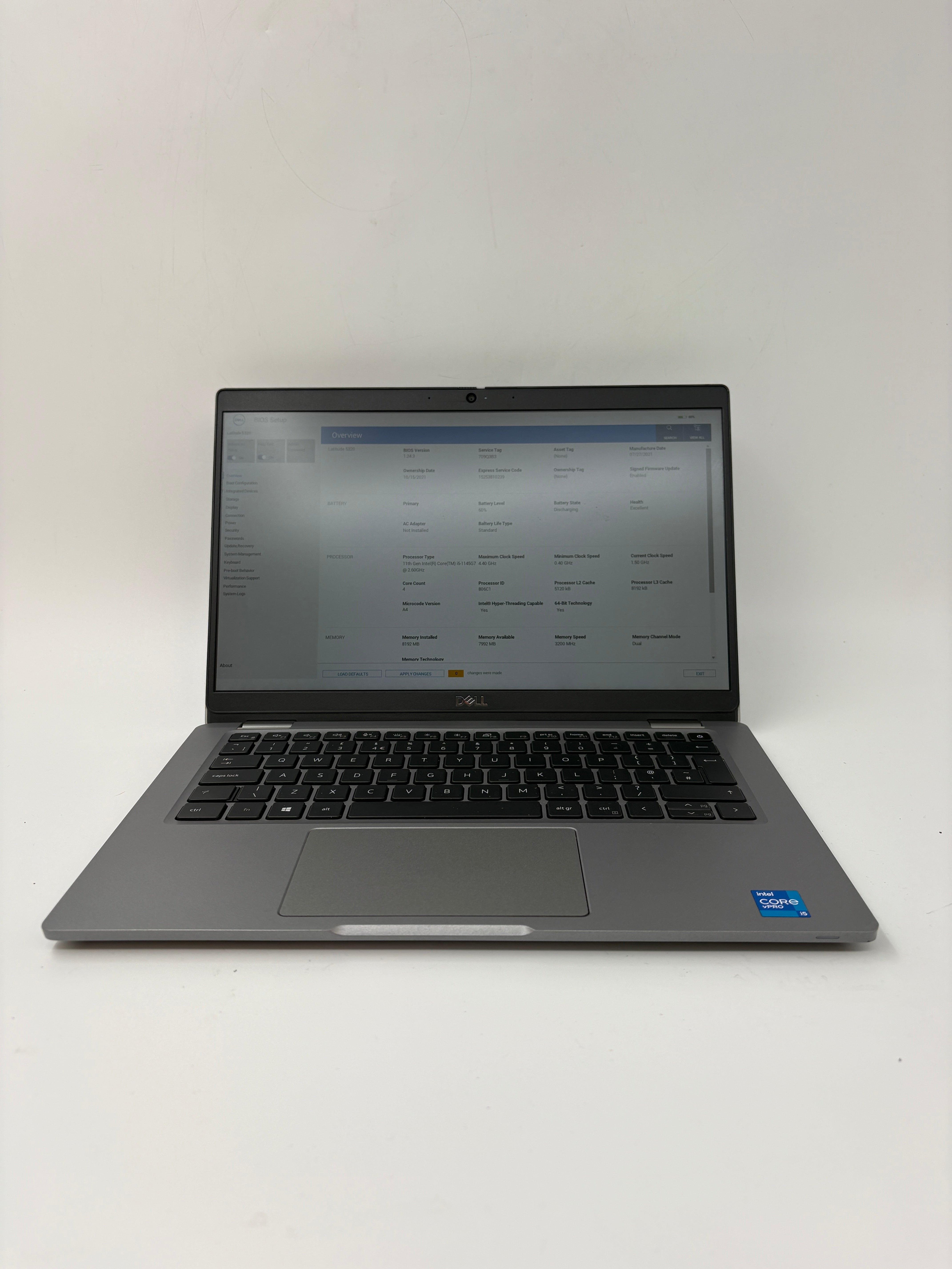 Dell Laptop Latitude 5320 13.3" Screen i5 11th Gen 8GB RAM No SSD No OS Spare