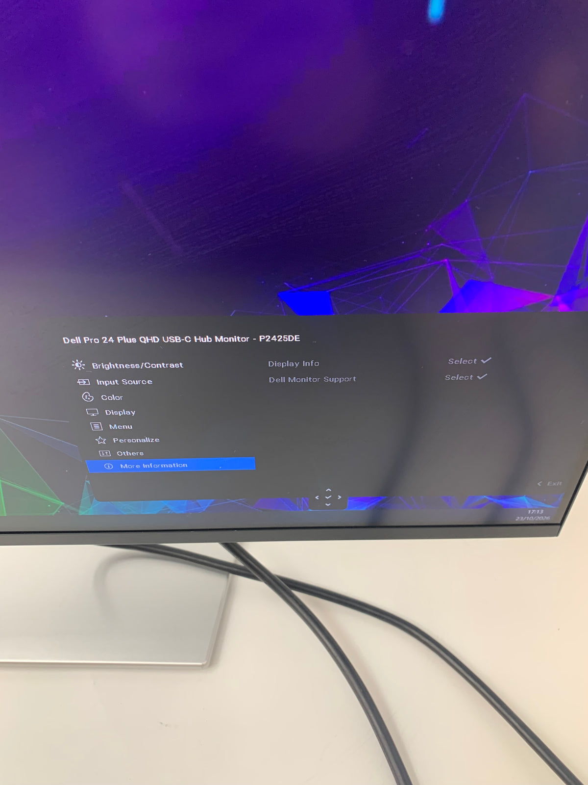 Dell P2425DE | 24" QHD | HDMI | Displayport | USB-C | USB | 100Hz Refresh Rate