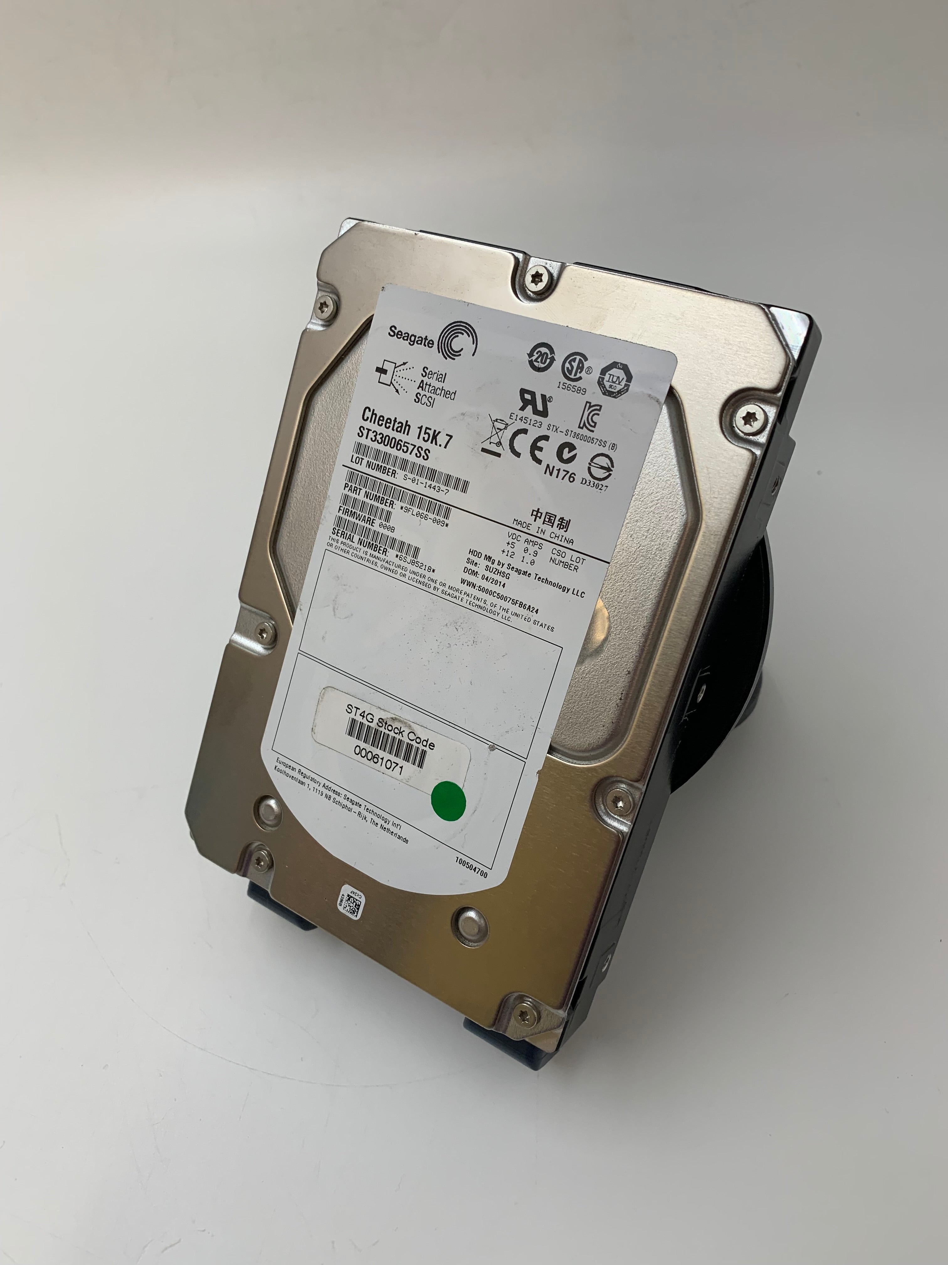 Mixed Brands HDDs | 300GB | SAS | 3.5 inch | 6Gbps | 15K RPM | Lot of 7