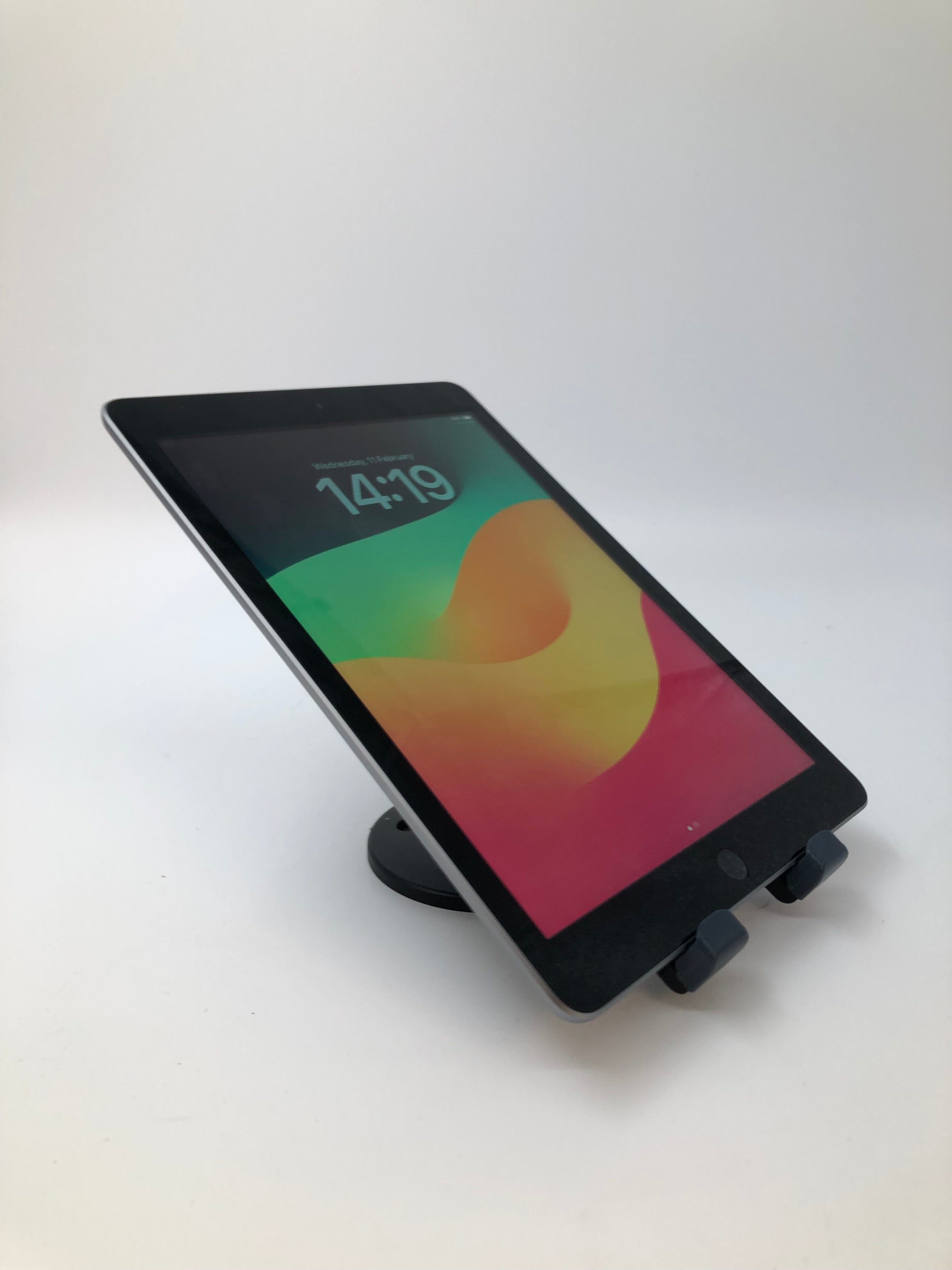 Apple iPad (2018) 6th Gen front angled view showing 9.7" screen