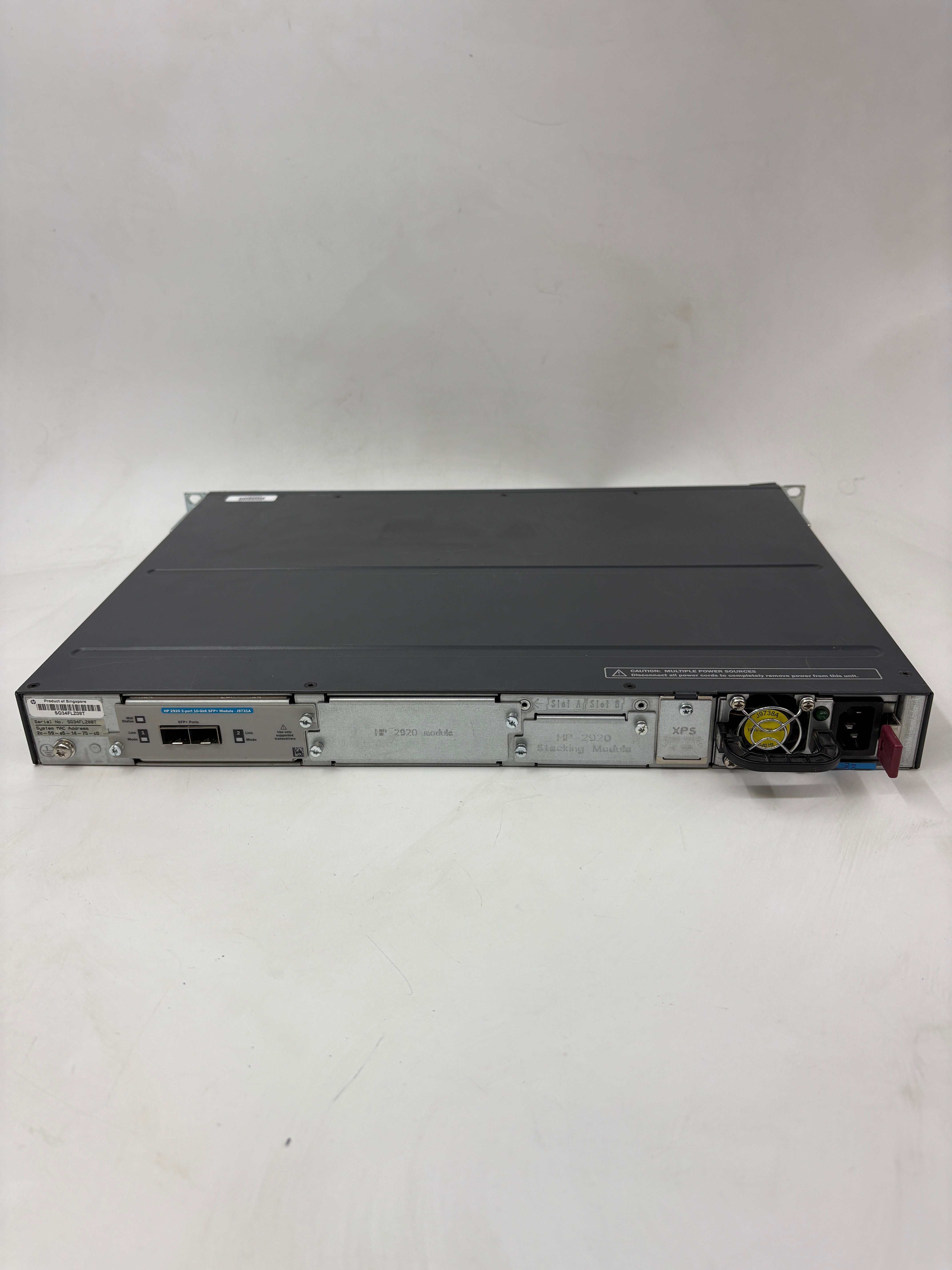 HP ProCurve 2920-48G J9729A 48 Port Gigabit PoE+ 1Gbps Layer 3 Network Switch