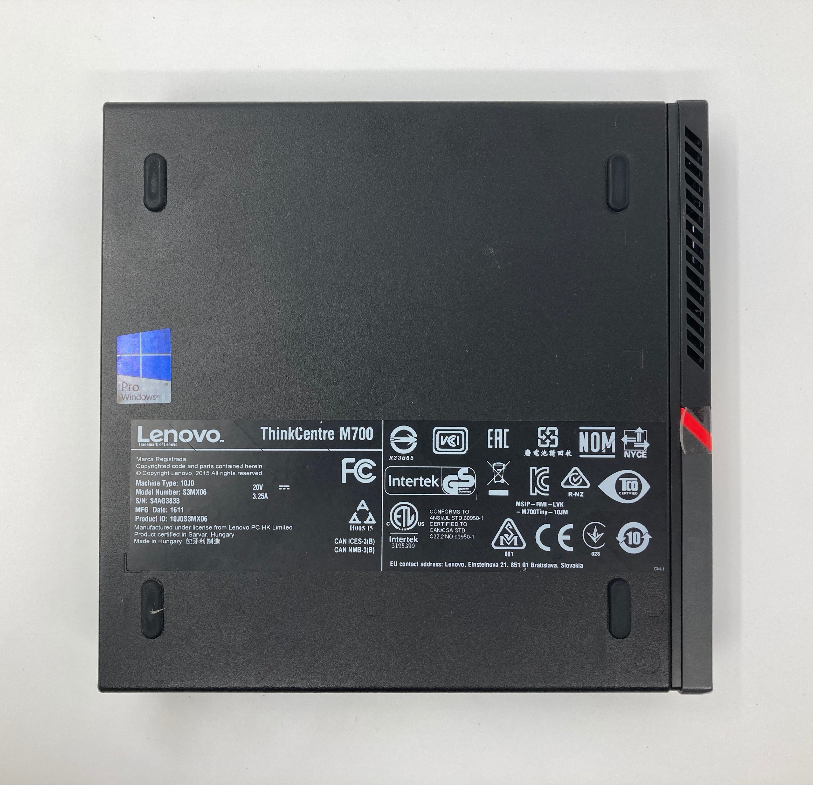 Lenovo Mini PC ThinkCentre M700 i5 6th Gen 4GB RAM No HDD No OS #3