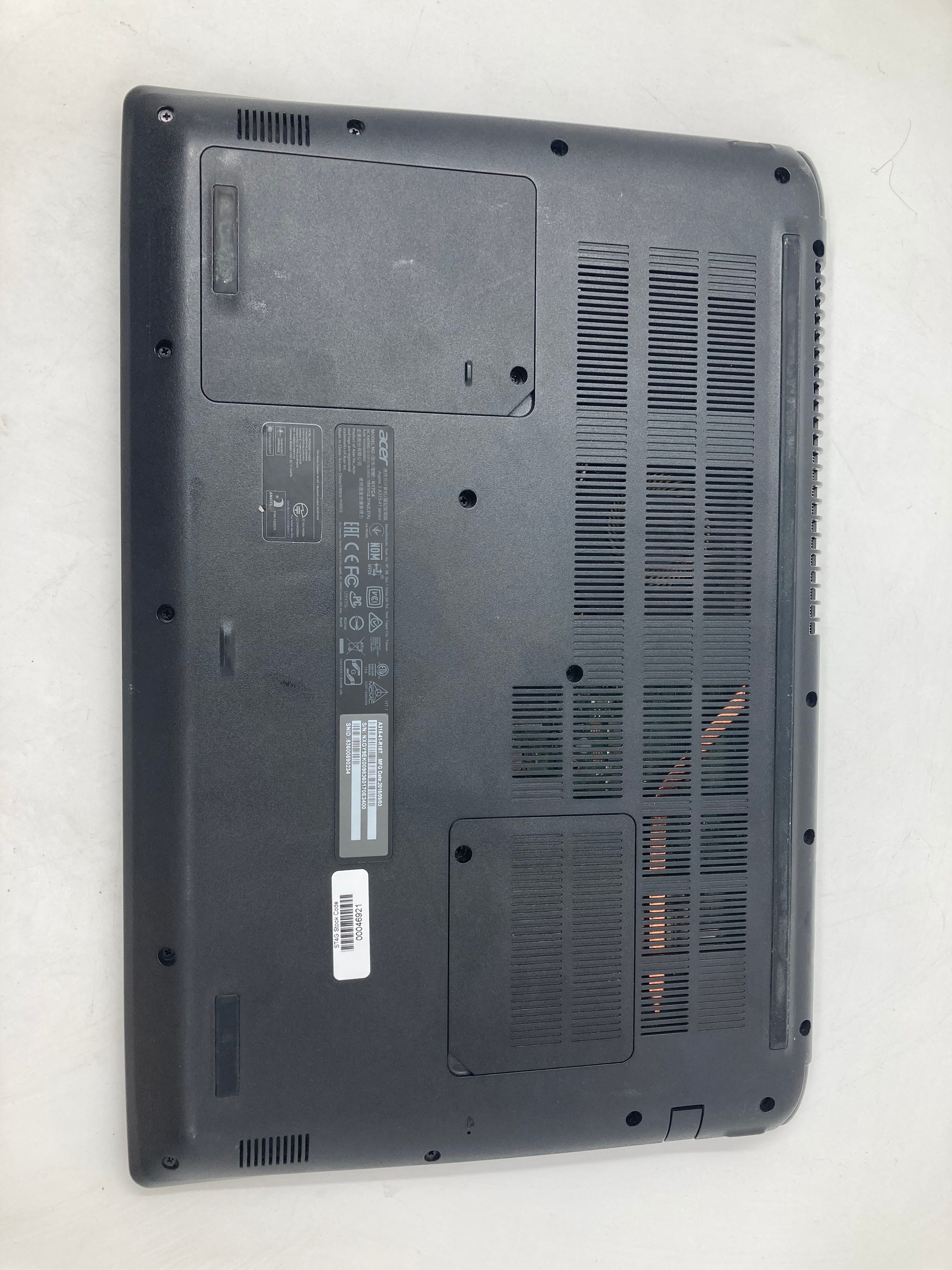 Acer Aspire 3 A315-41 15.6" Screen AMD 5 2500U 4GB RAM No SSD No OS