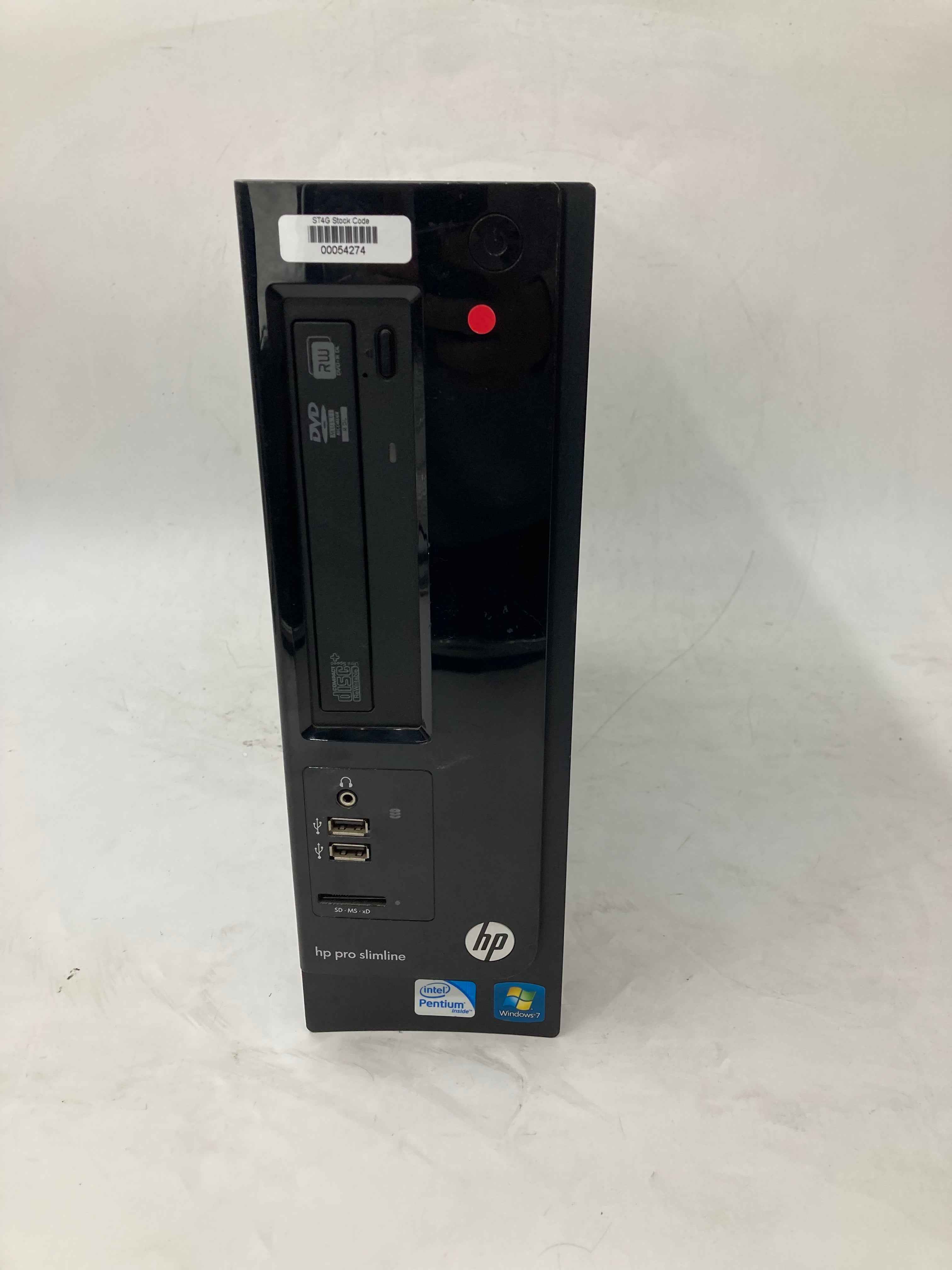 HP PRO 3300 SFF Intel Pentium G630 4GB RAM 500GB HDD No OS