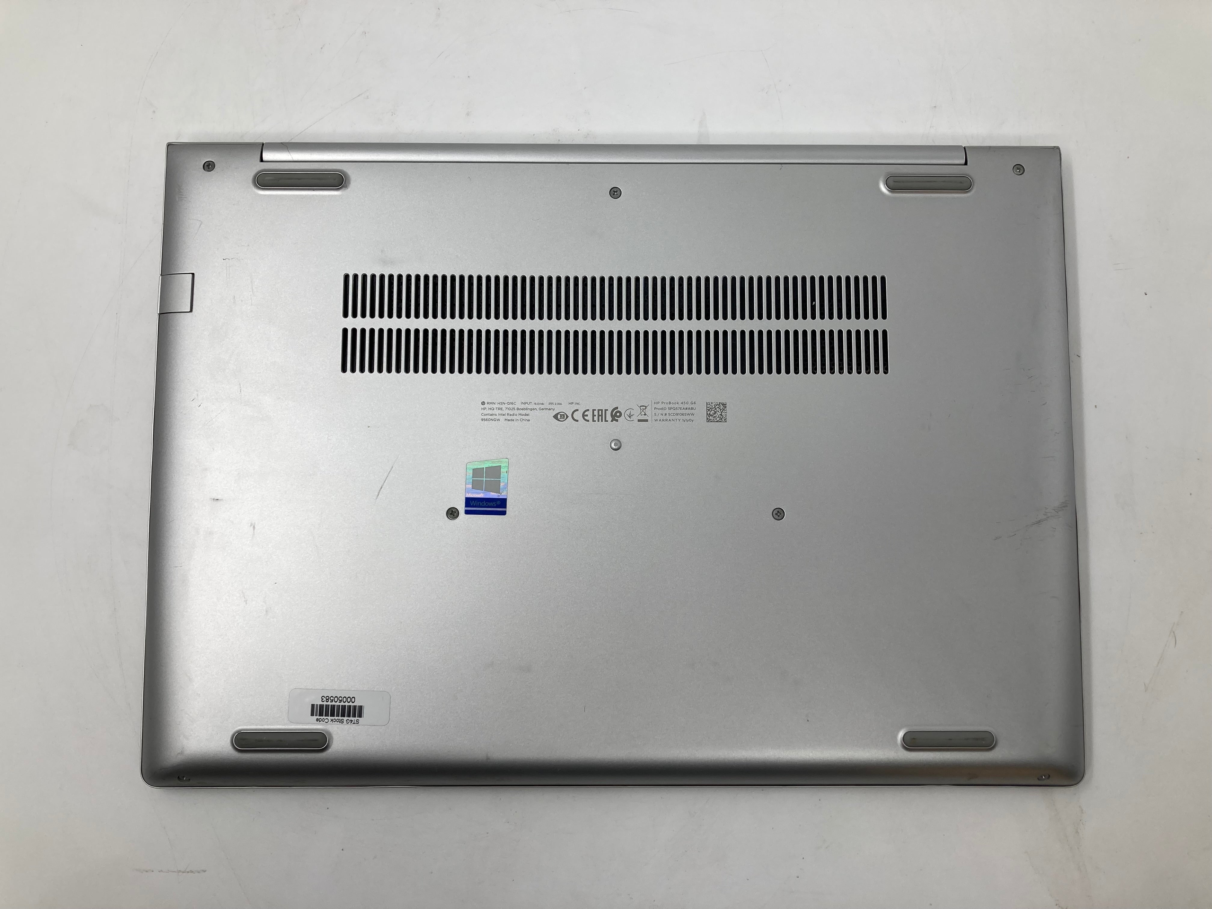 HP Laptop ProBook 450 G6 i5 8th Gen 8GB RAM 512GB SSD W11