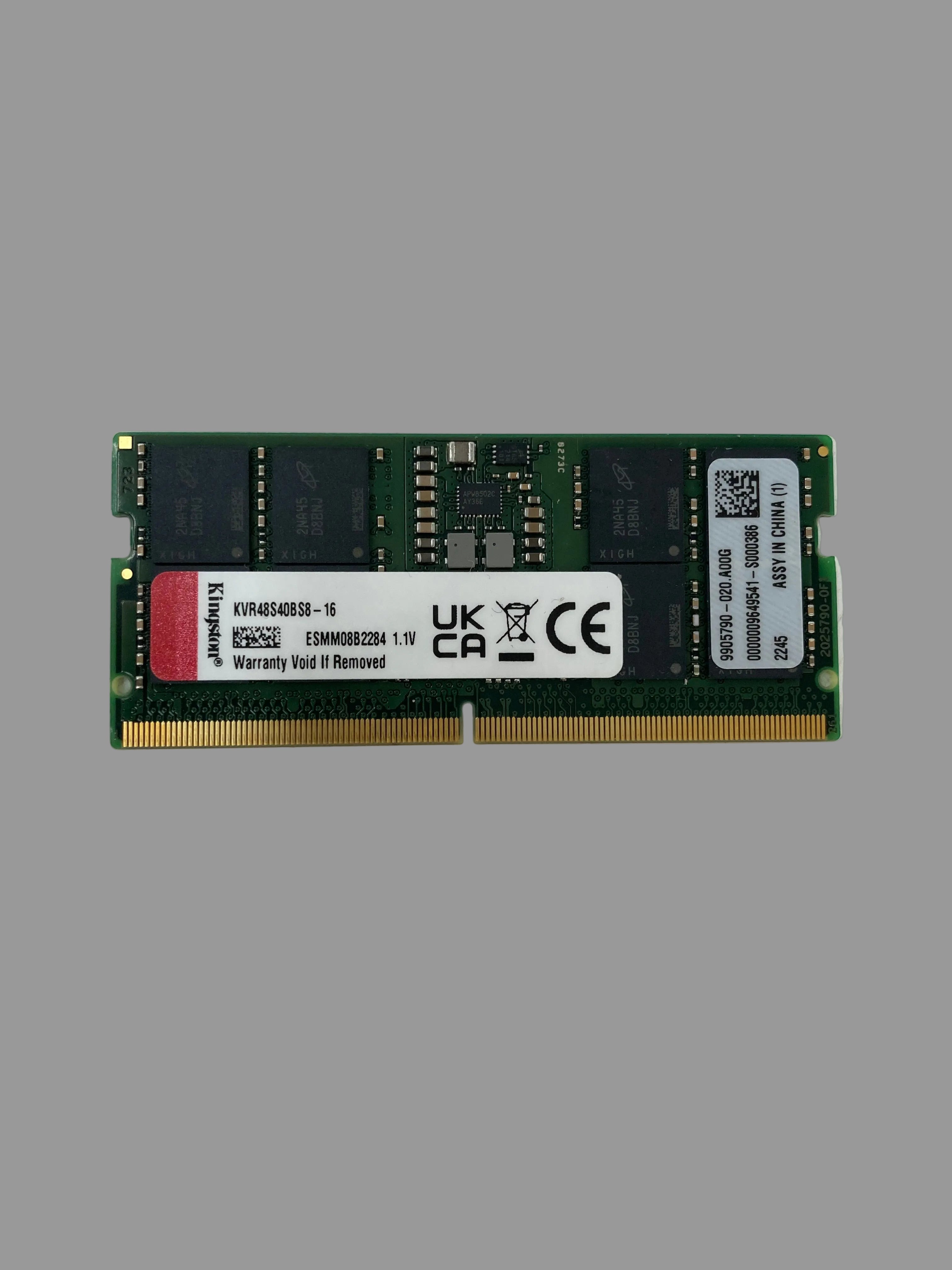 Laptop Memory DDR5 RAM 1x 8GB 2x 16GB SODIMM - Mixed Models