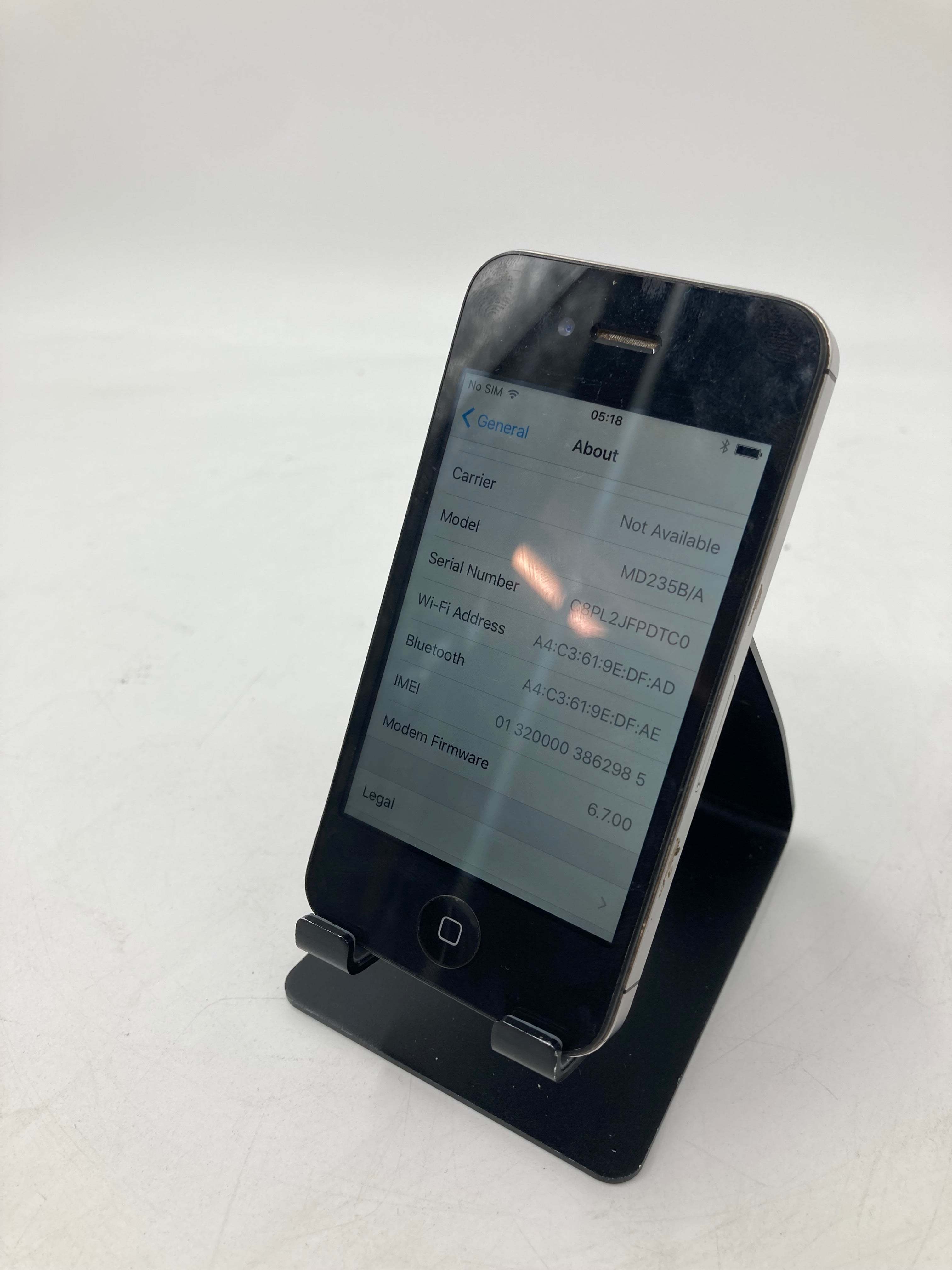 Batch 6x Apple iPhone A1457 A1429 16GB Black Silver