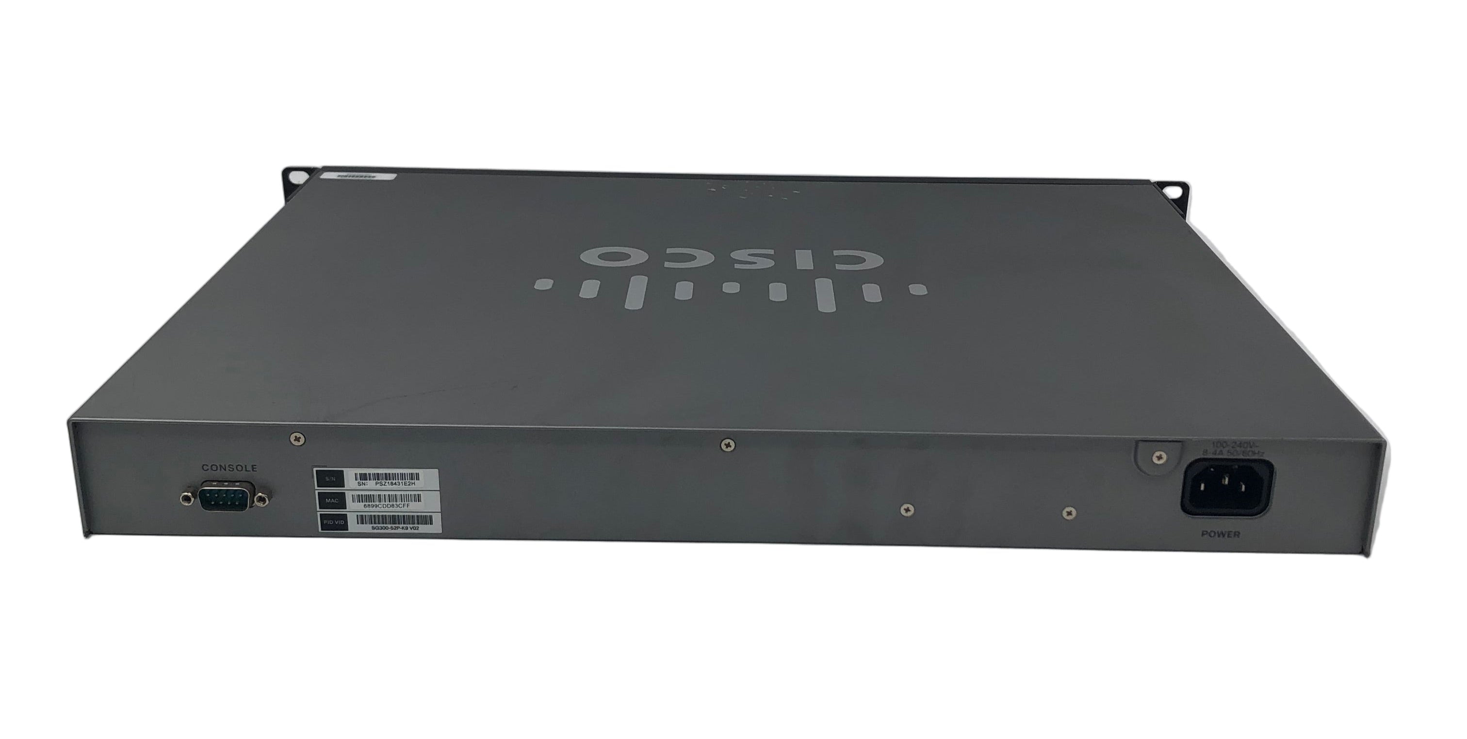 Cisco SG300-52P-K9 V02 48 Port PoE+ Gigabit Switch