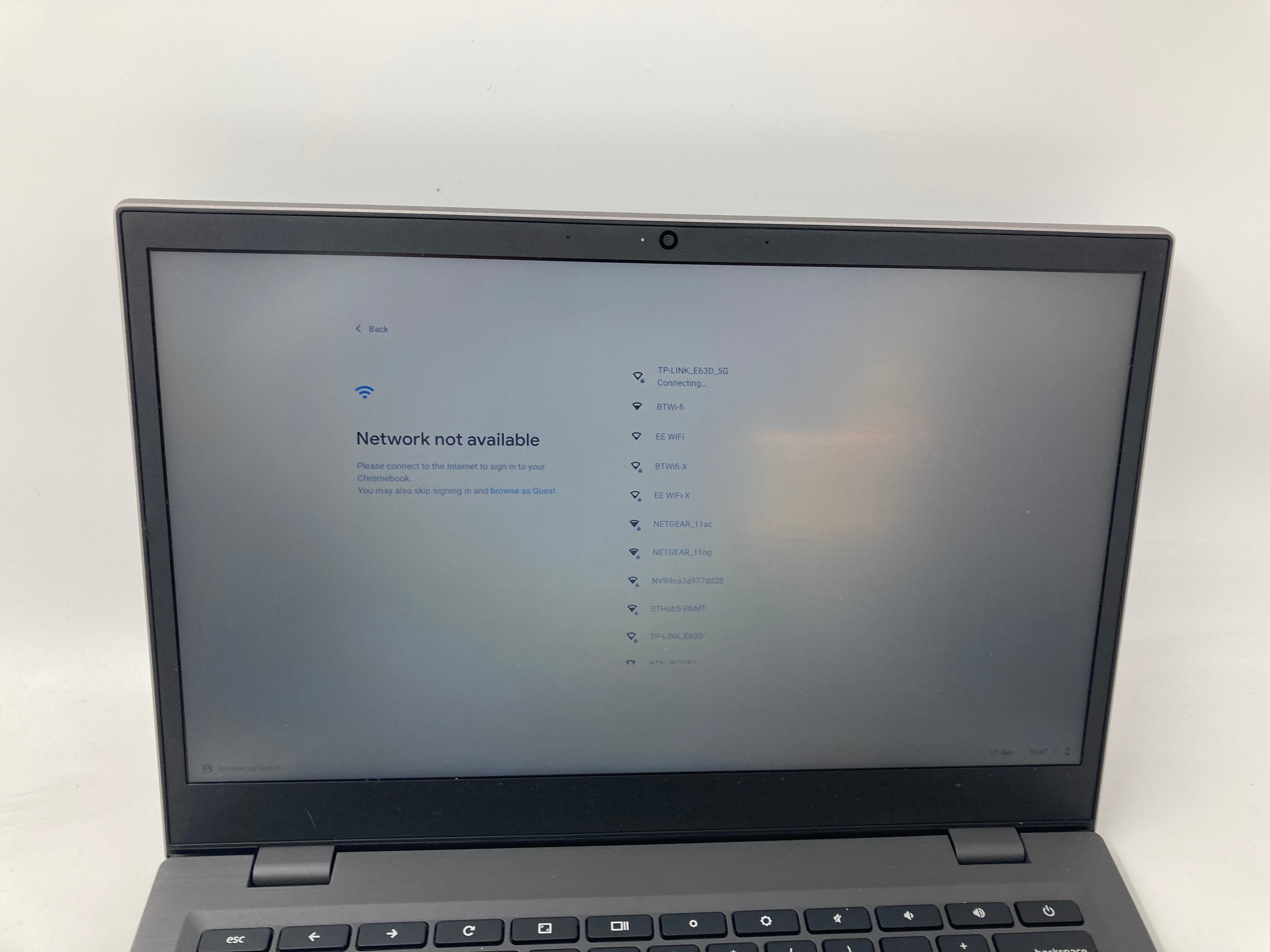 Lenovo ChromeBook 14e 14" Screen AMD A4 9120 4GB RAM 16GB SSD Chrome OS