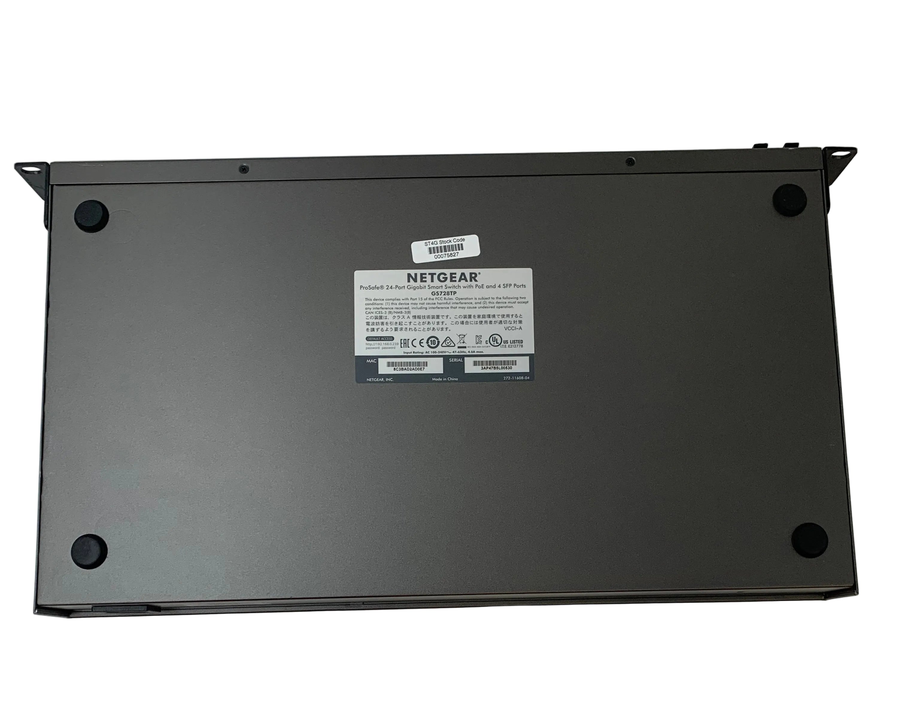 NetGear ProSafe 24-Port Gigabit Smart Switch |  GS728TP | 1Gbps | PoE Network Switch