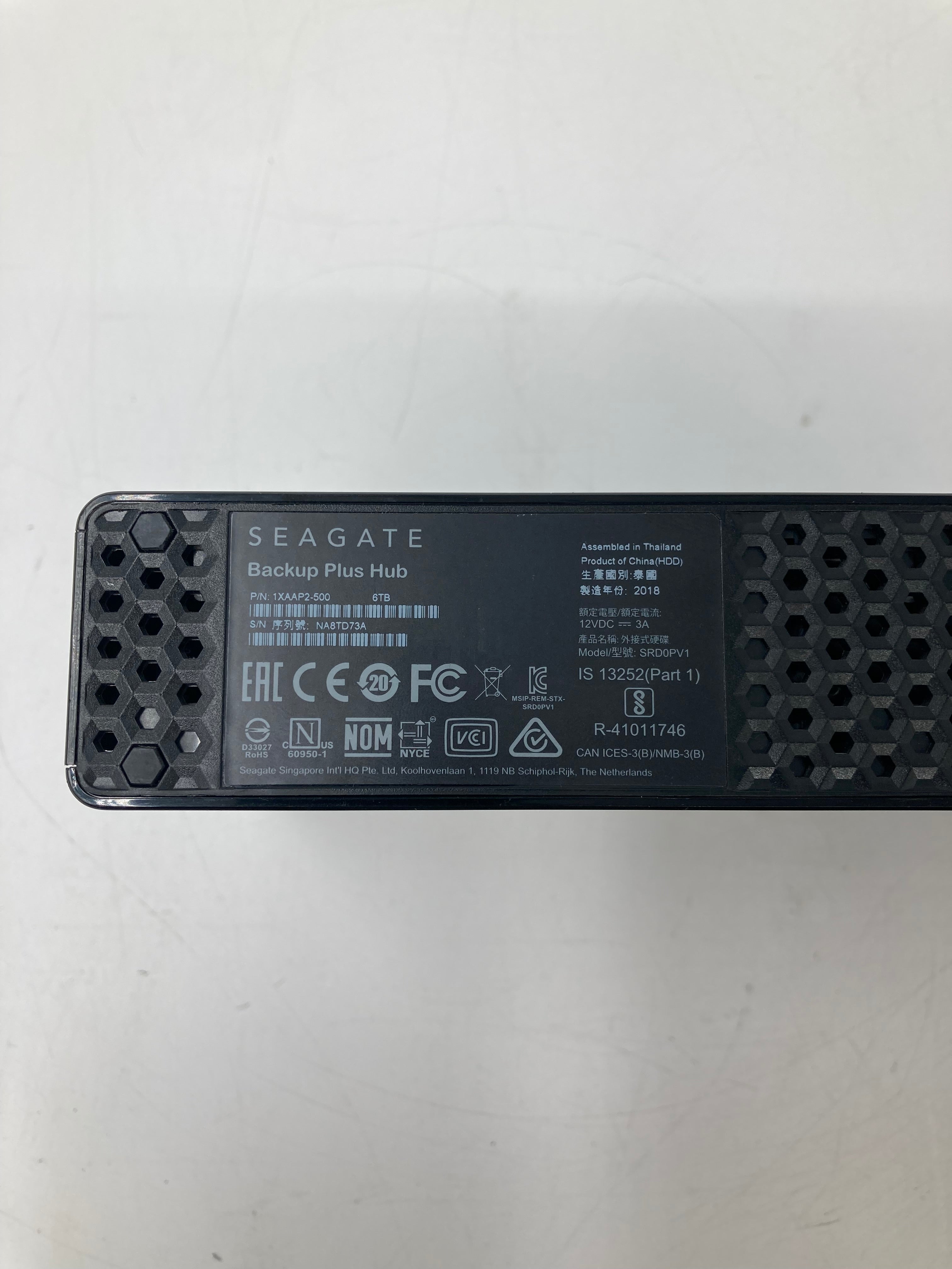 Seagate External HDD | 6TB | 3.5 inch | USB 3.0, Micro B | SRD0PV1 | 5.4K RPM | 5Gbps