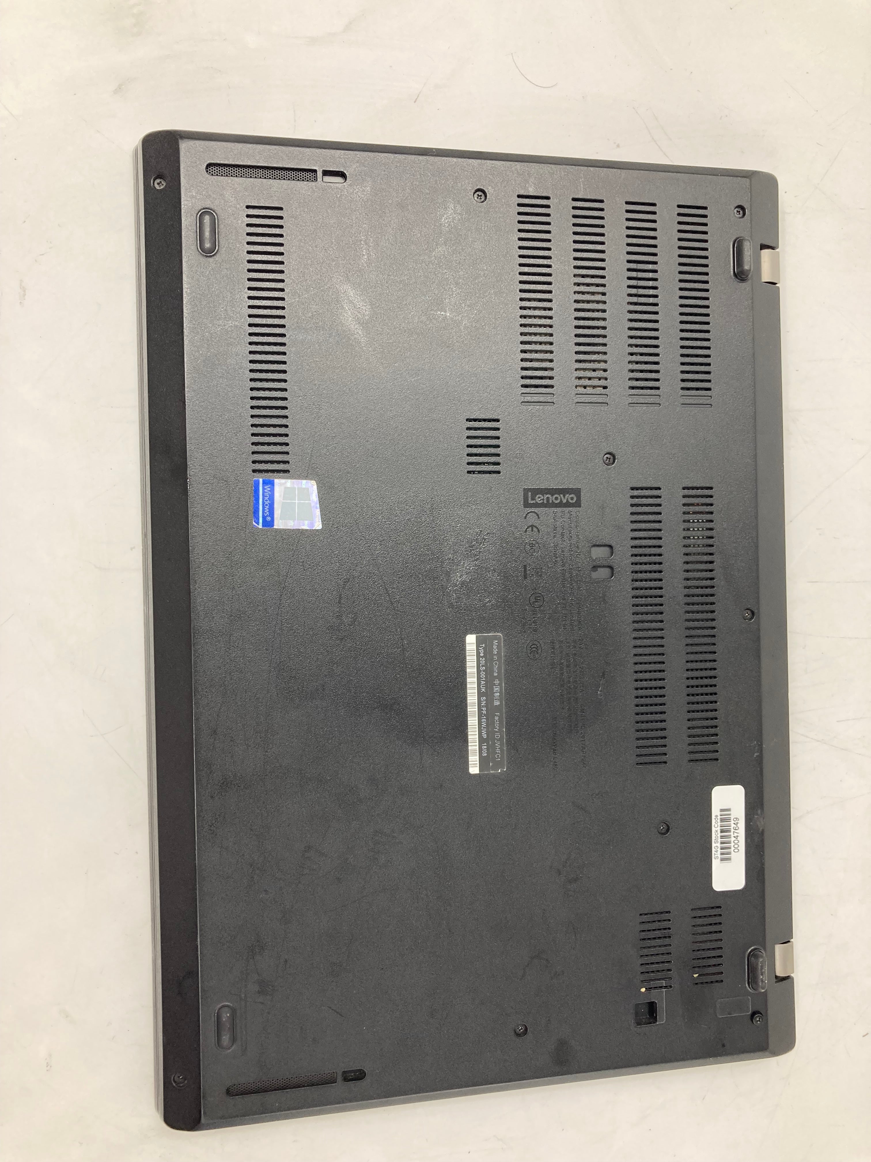 Lenovo ThinkPad L480 14" Screen i5 8th Gen 16GB RAM NO SSD NO OS