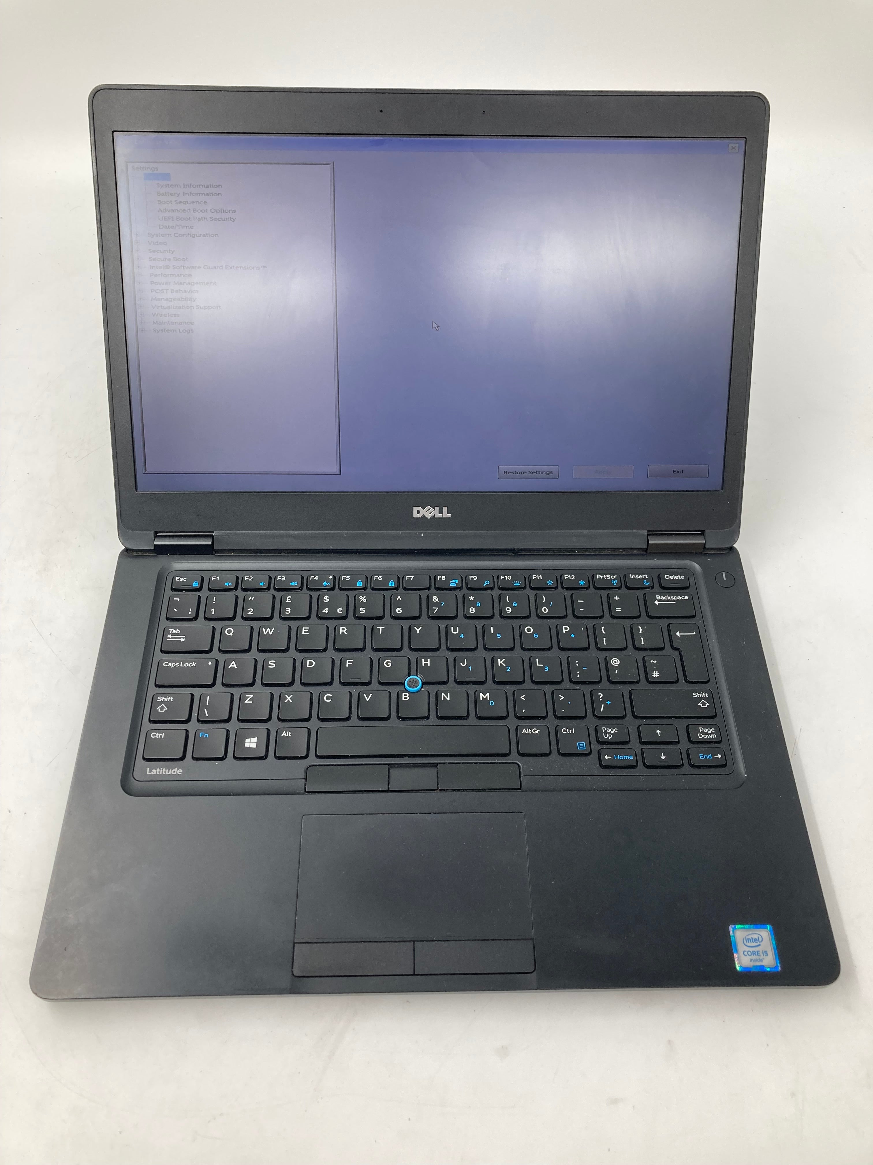 Dell Latitude 5480 14" Screen i5 6th Gen 8GB RAM No SSD -Spares-