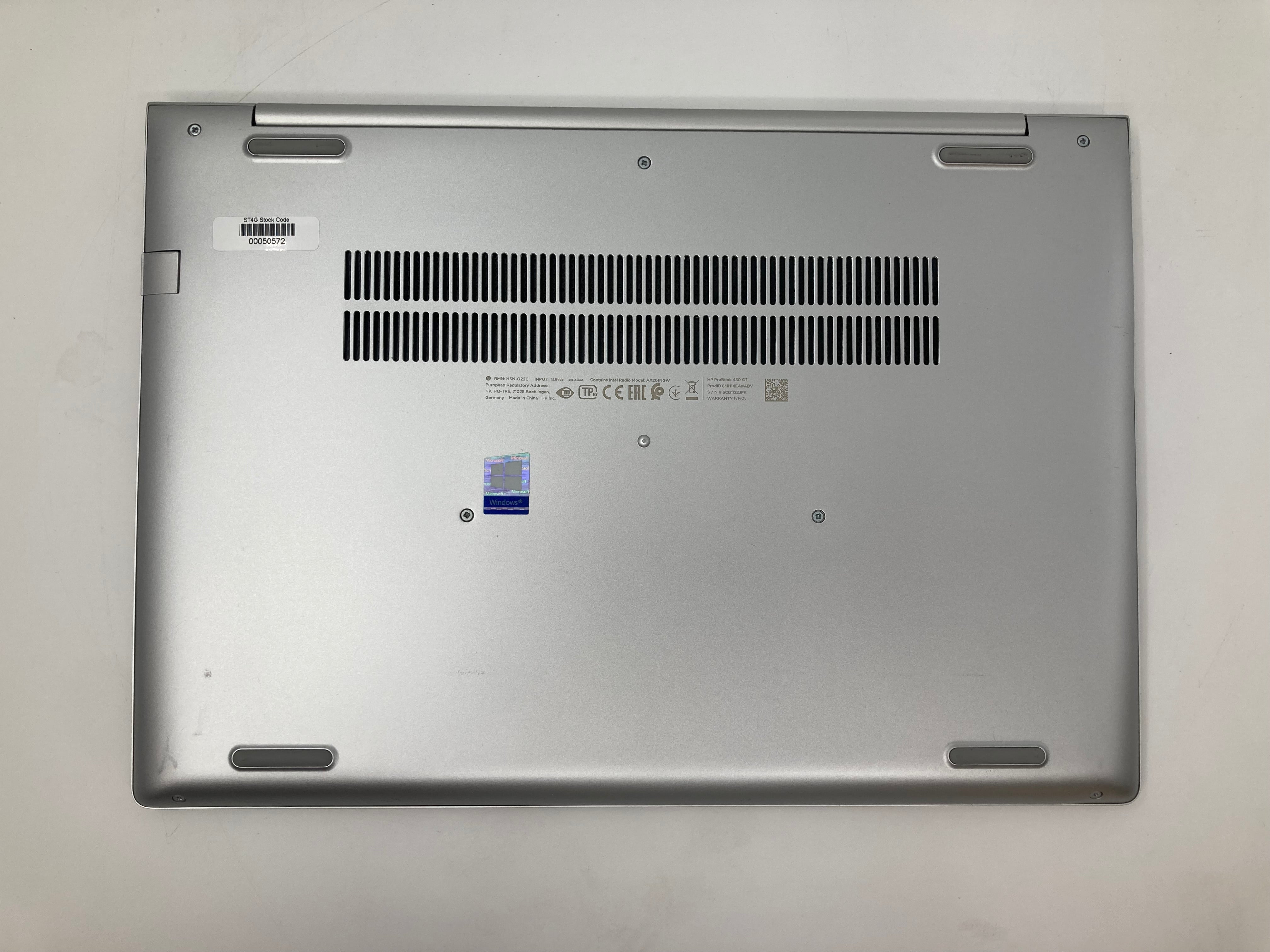 HP Laptop ProBook 450 G7 15.6" Screen i5 10th Gen 16GB RAM 256GB SSD W11