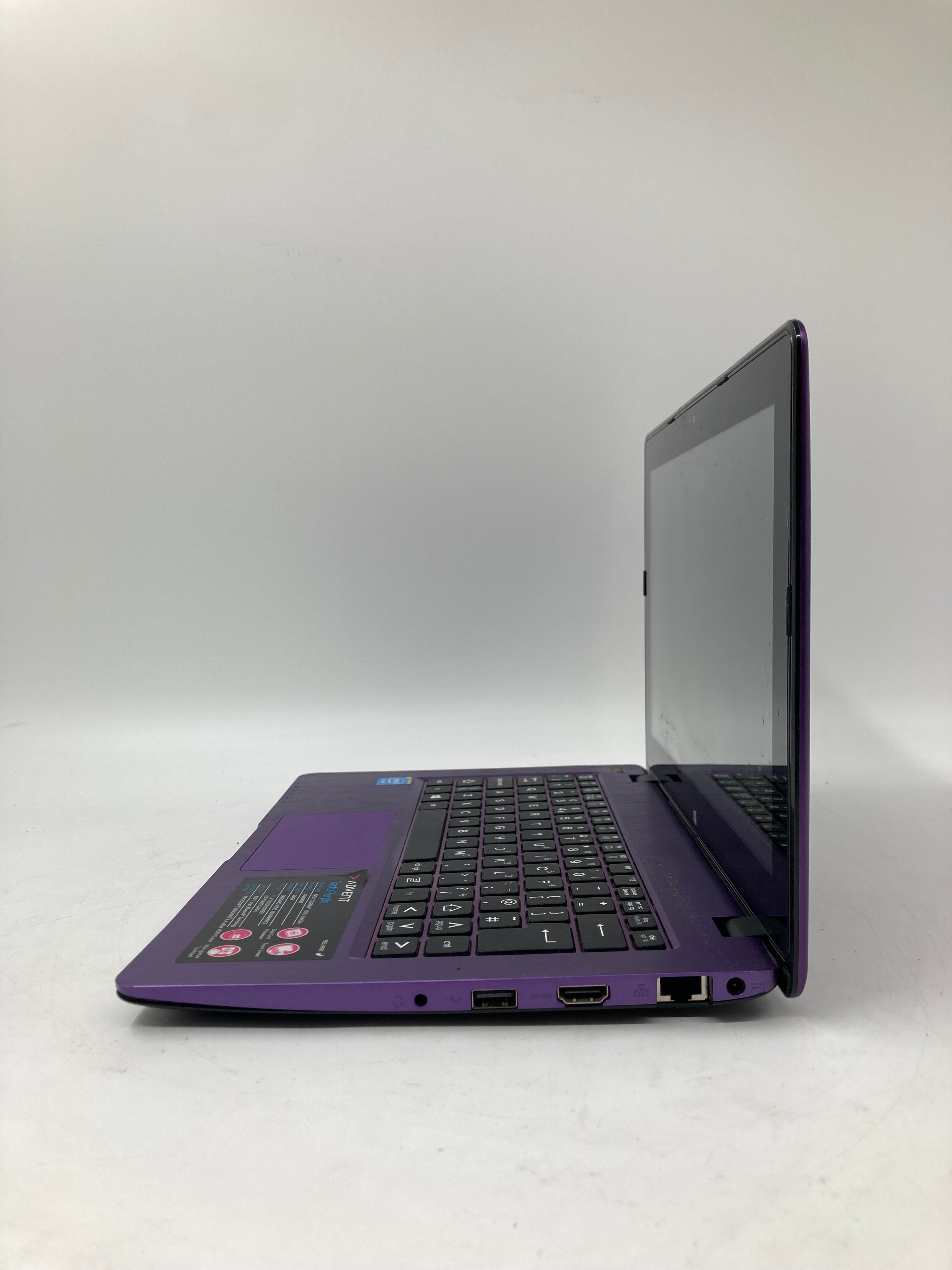 Advent Laptop Tacto Purple 11" Intel Celeron 1017U 4GB RAM No HDD No OS