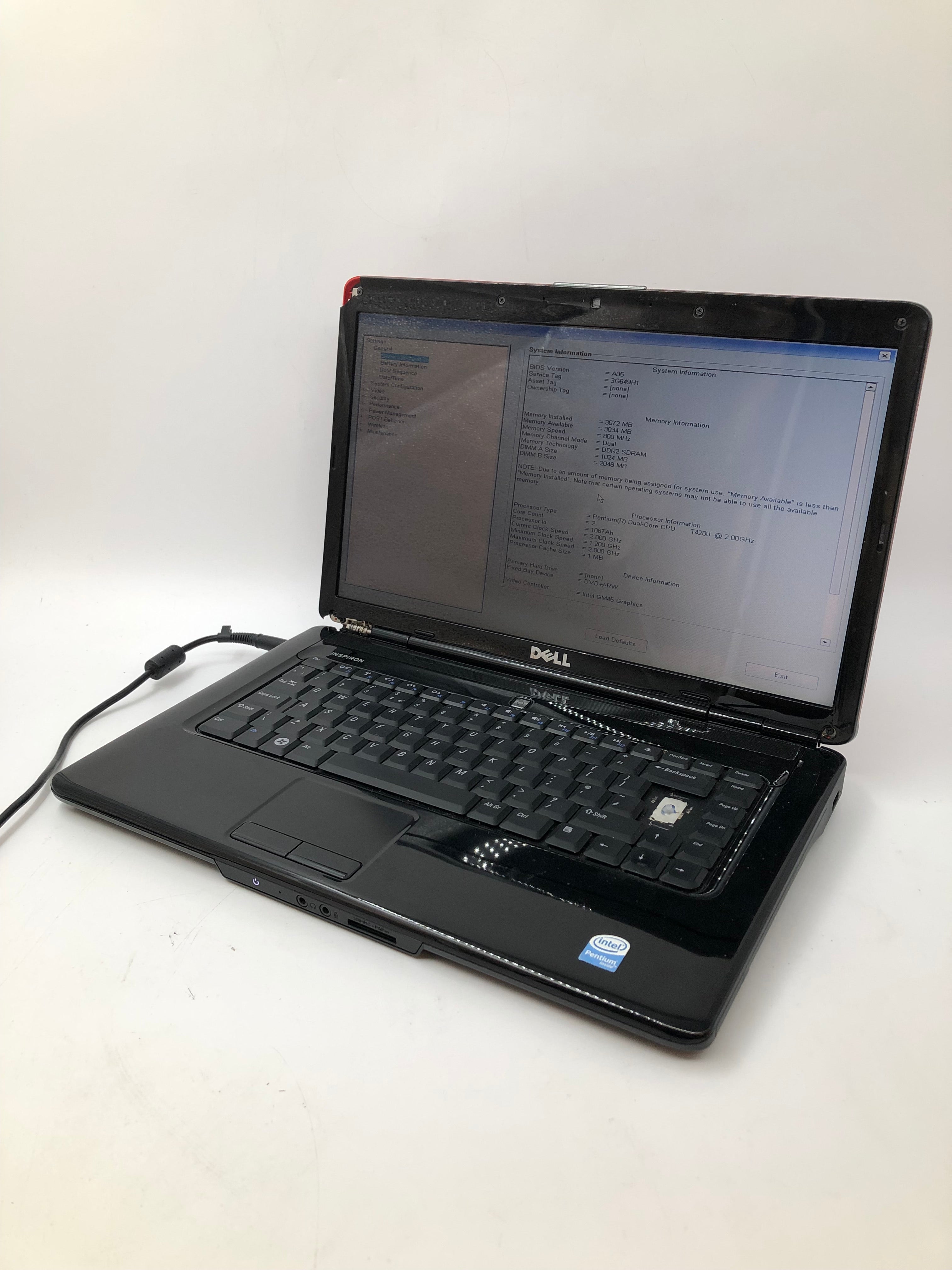 Dell Inspiron 1545 Spares: Intel Pentium, 3GB RAM, 15.6" Screen (No HDD/No OS)