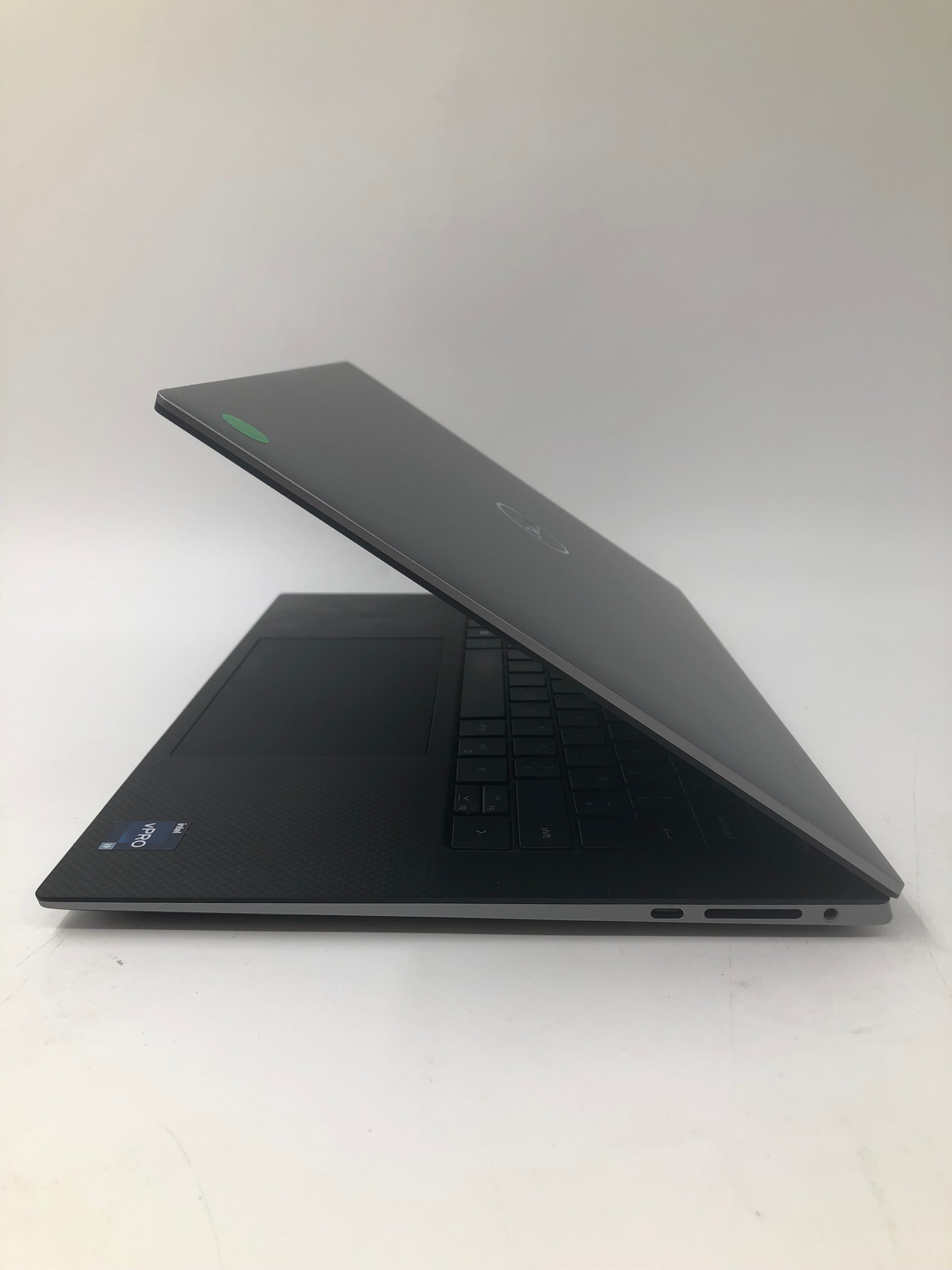 Dell Precision 5570 side view showing charging ports