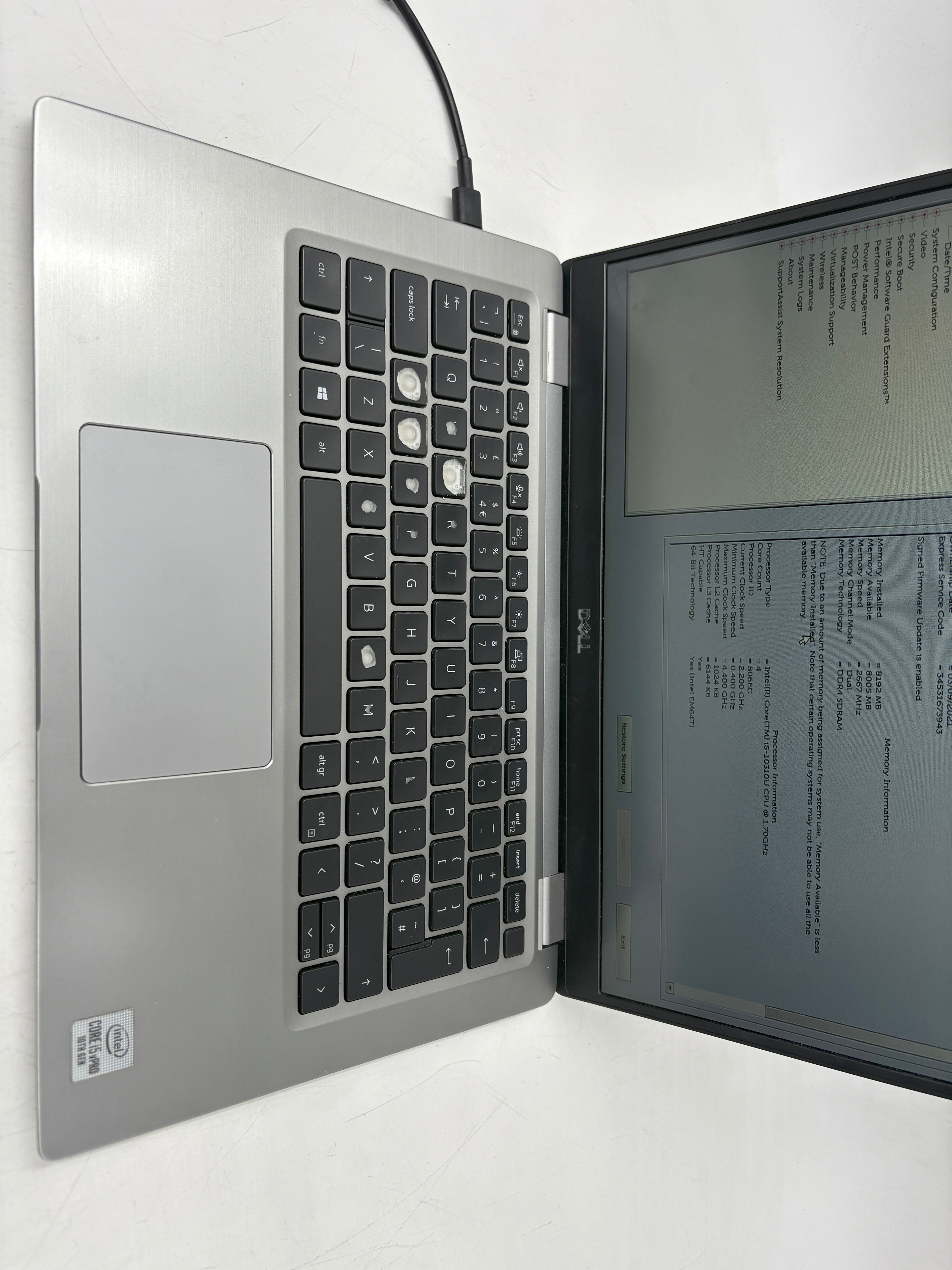 Dell Laptop Latitude 7310 13.3" Screen i5 10th Gen 8GB RAM 256GB SSD W11