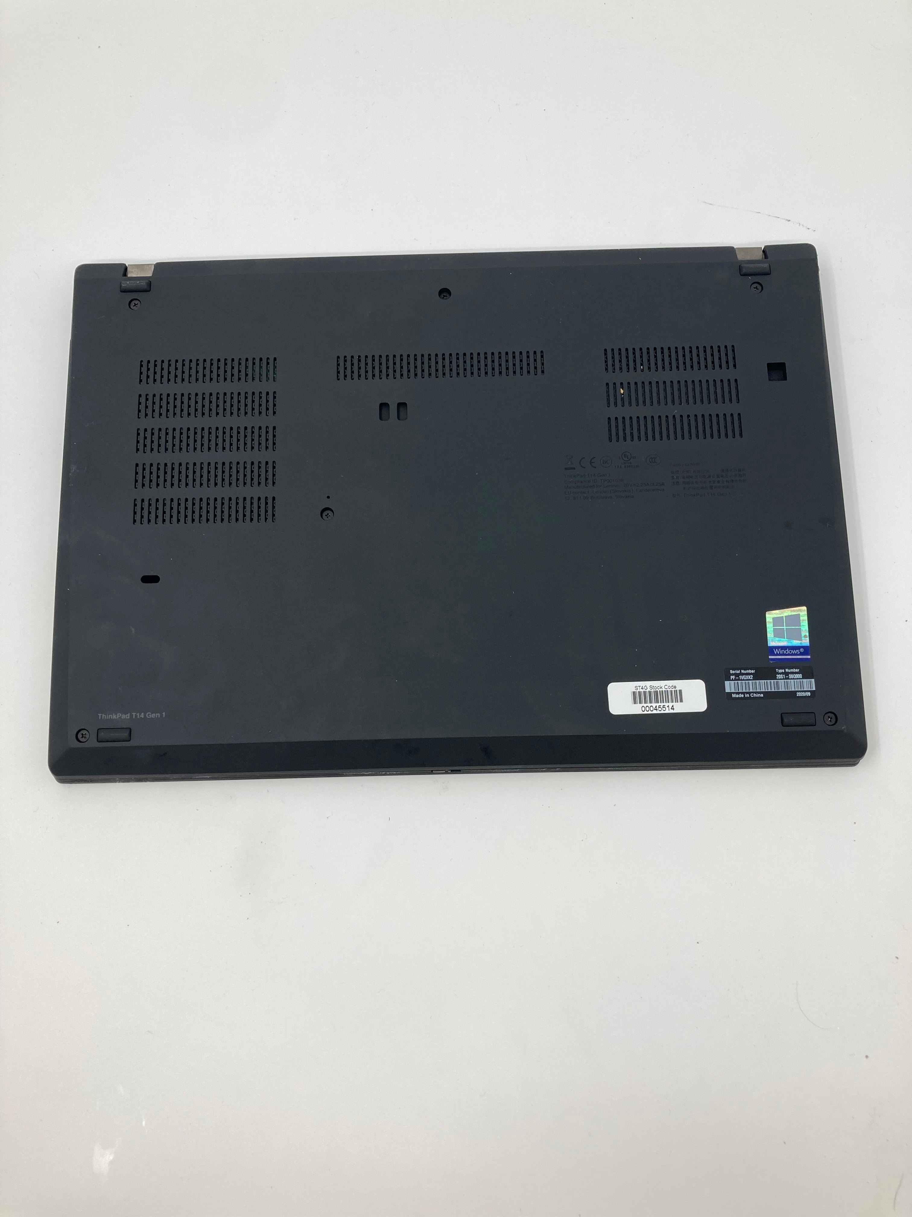 Lenovo Laptop ThinkPad T14 14" Screen i5 10th Gen No RAM No SSD No OS *Spares*