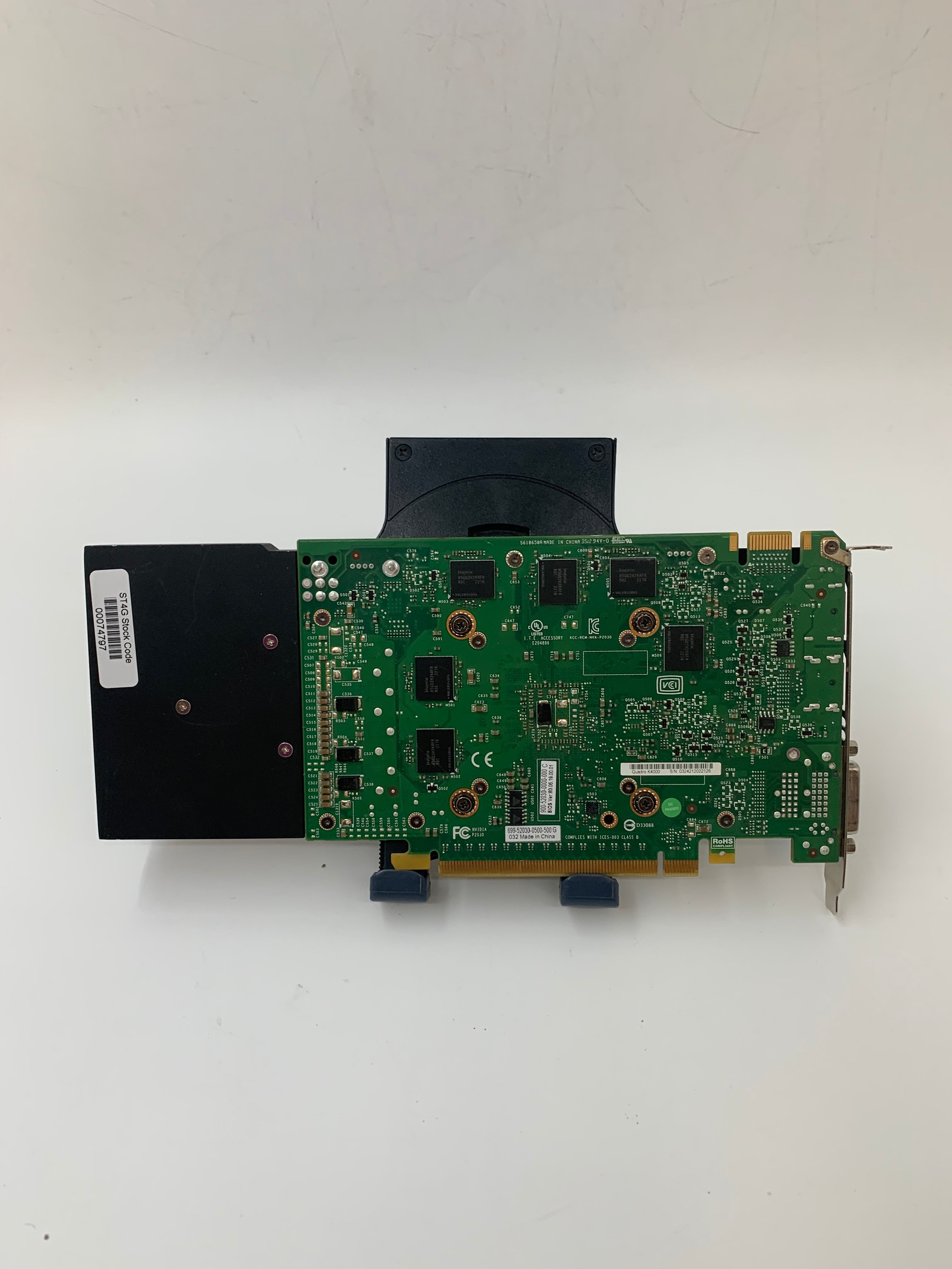 NVIDIA WorkStation Graphics Card | Quadro K4000 | 3GB GDDR5 | 2x DP | 1x DVI