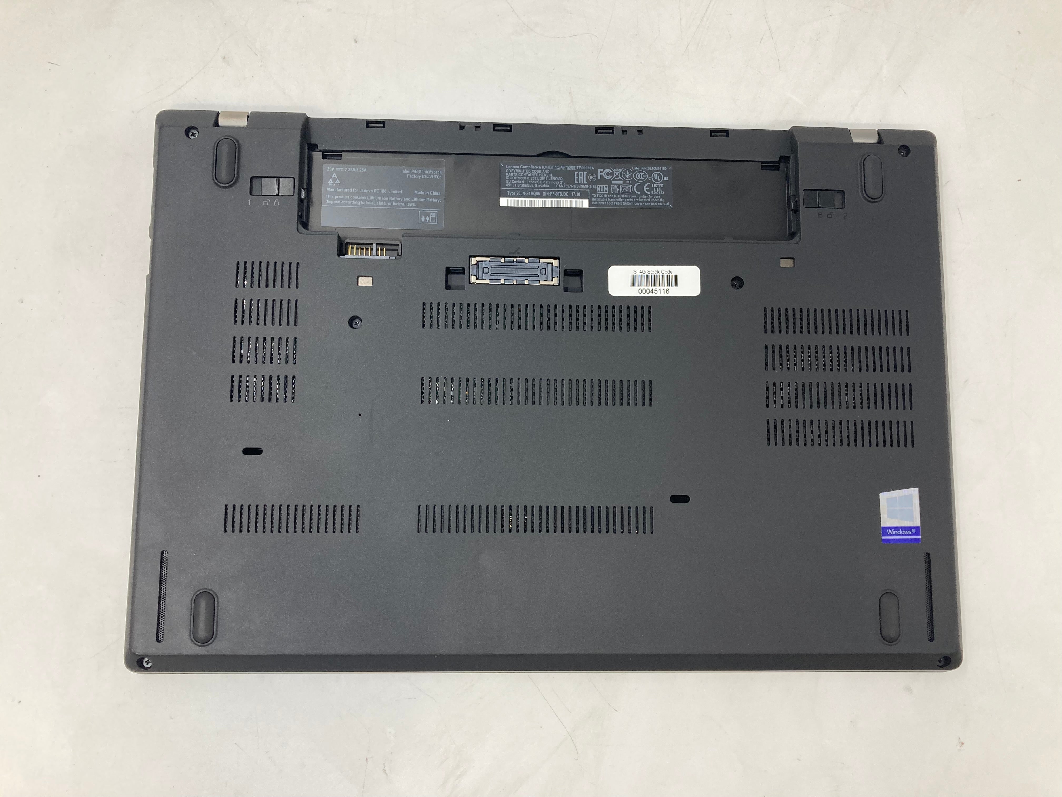 Lenovo Laptop ThinkPad T470 14" Screen i5 6200U 8GB Ram No SSD No OS