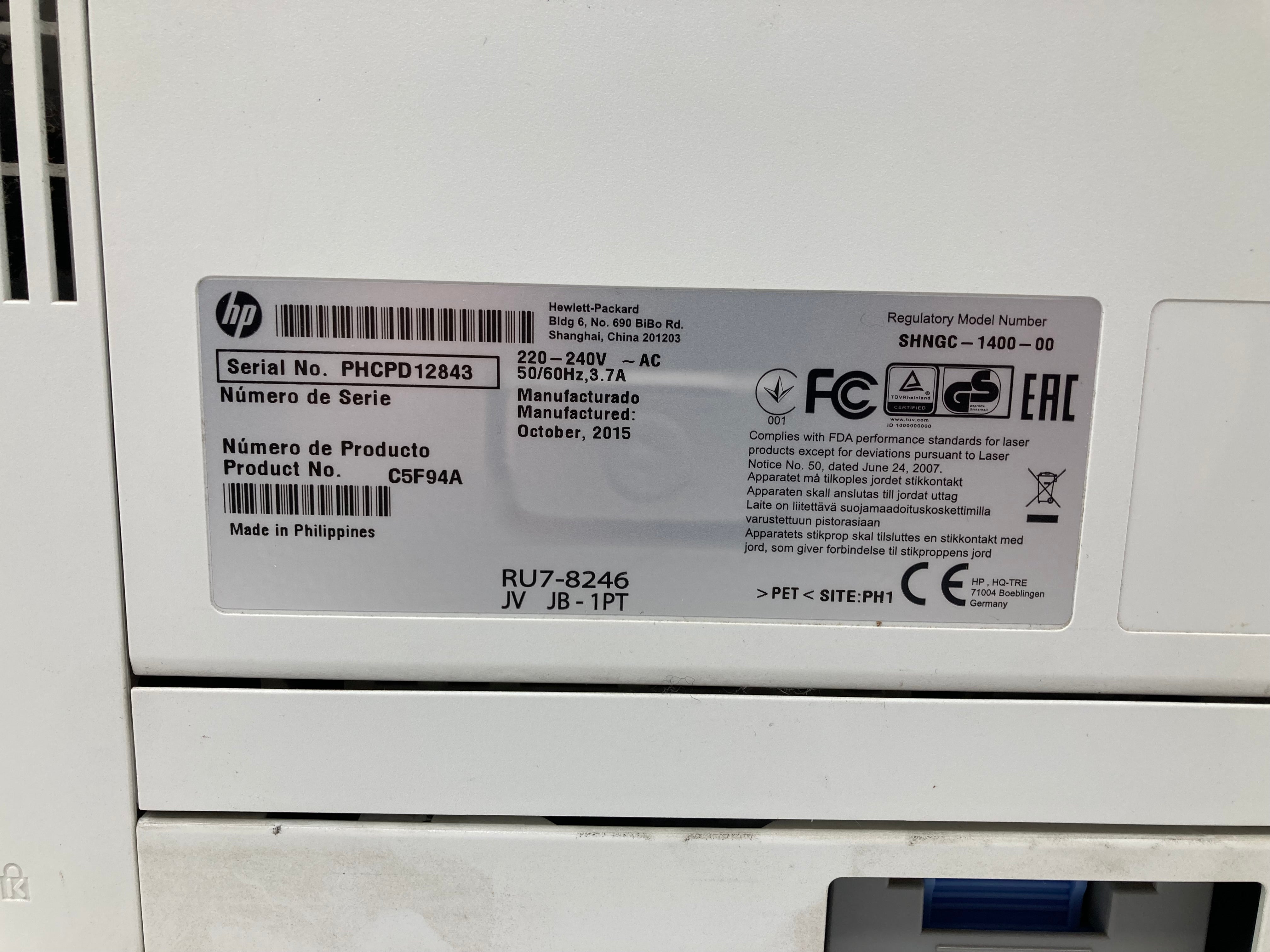 HP Printer LaserJet Pro M402dn