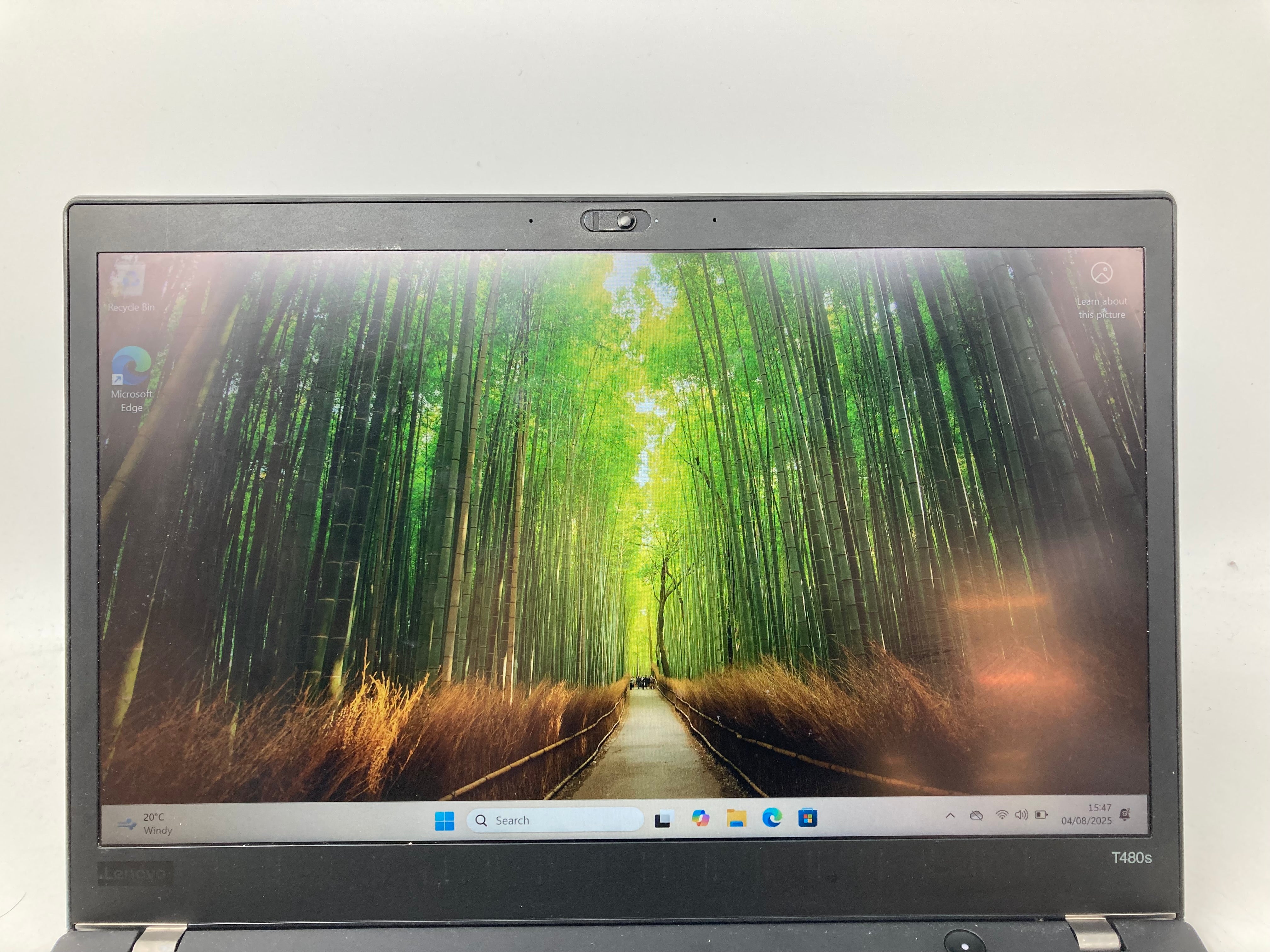 Lenovo ThinkPad T480s 14" Screen i5 8th Gen 8GB RAM 256GB SSD Win 11