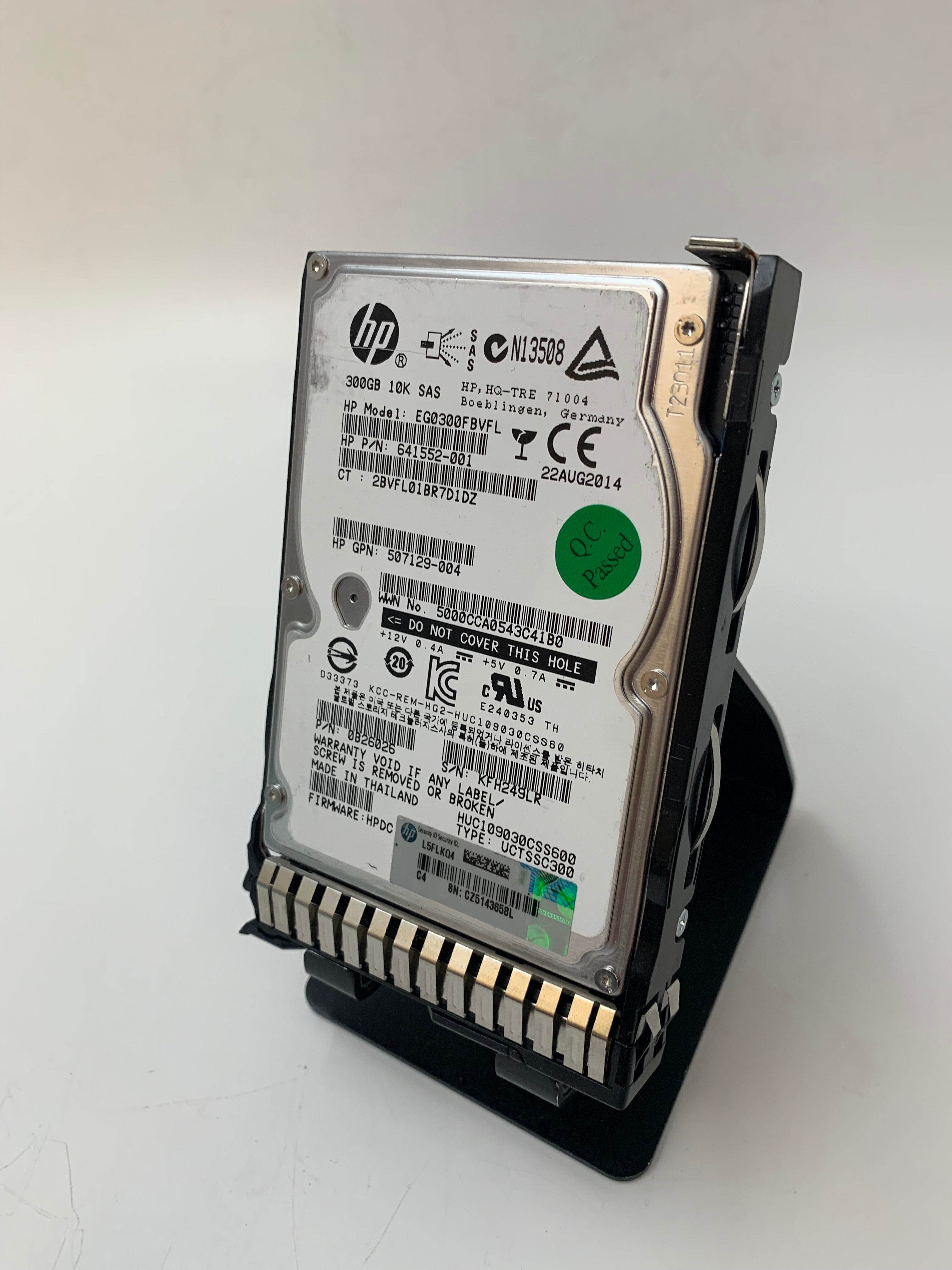 HP Hard Disk Drives | 300GB | SAS | 2.5 inch | 6/12Gbps | 10K RPM | Lot of 6