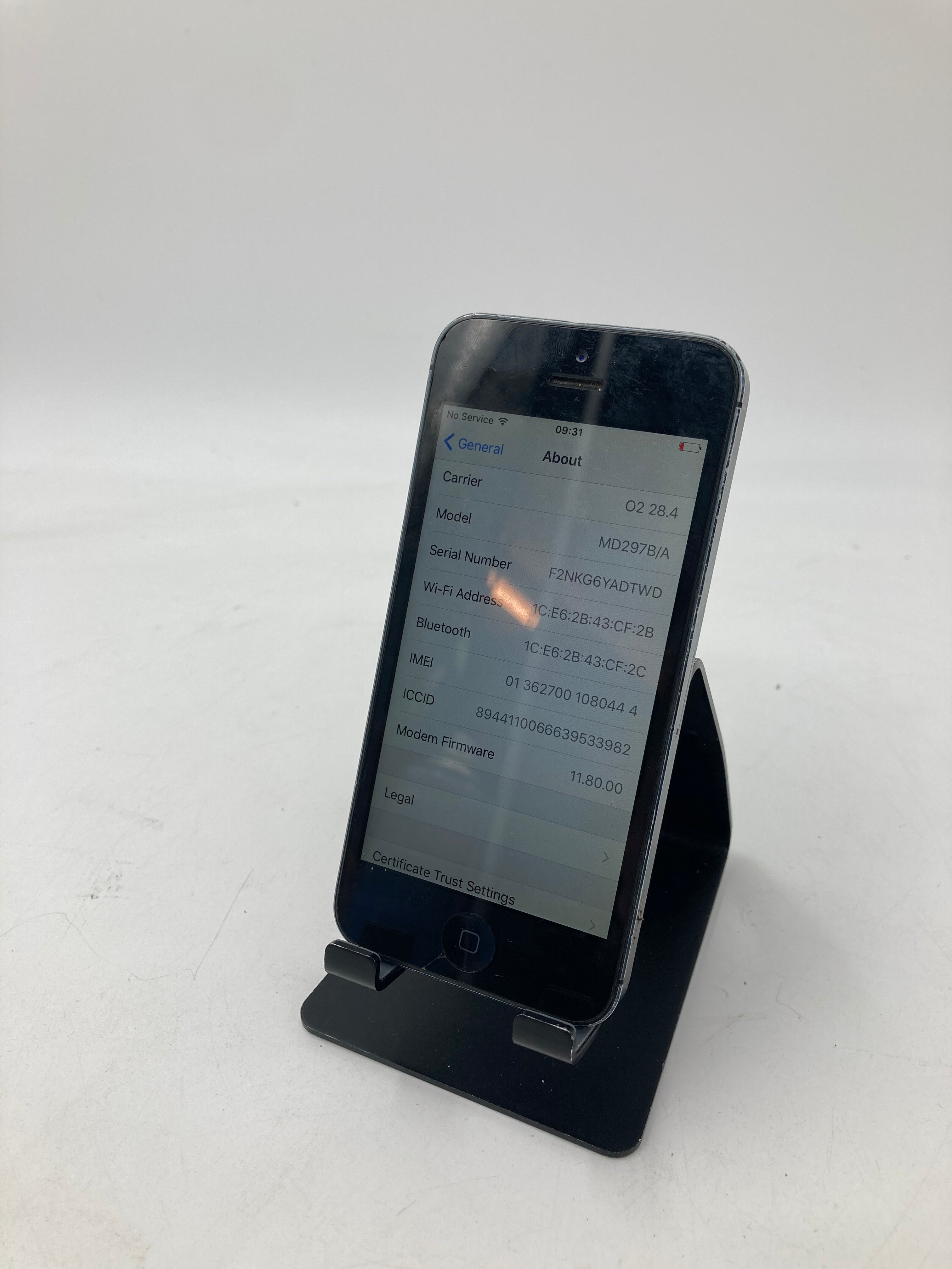 Batch 6x Apple iPhone A1457 A1429 16GB Black Silver