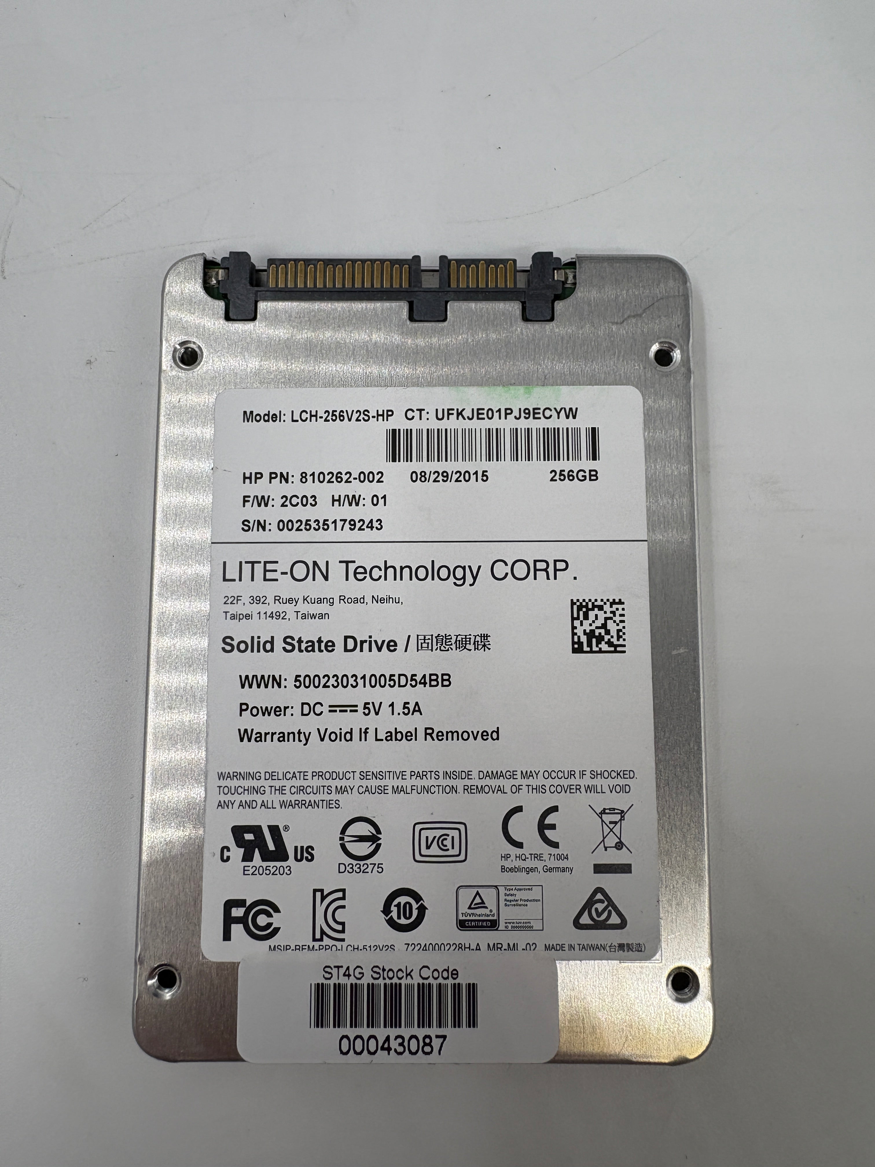 Batch of 10 256GB SSD 2.5" SATA - Mixed Models