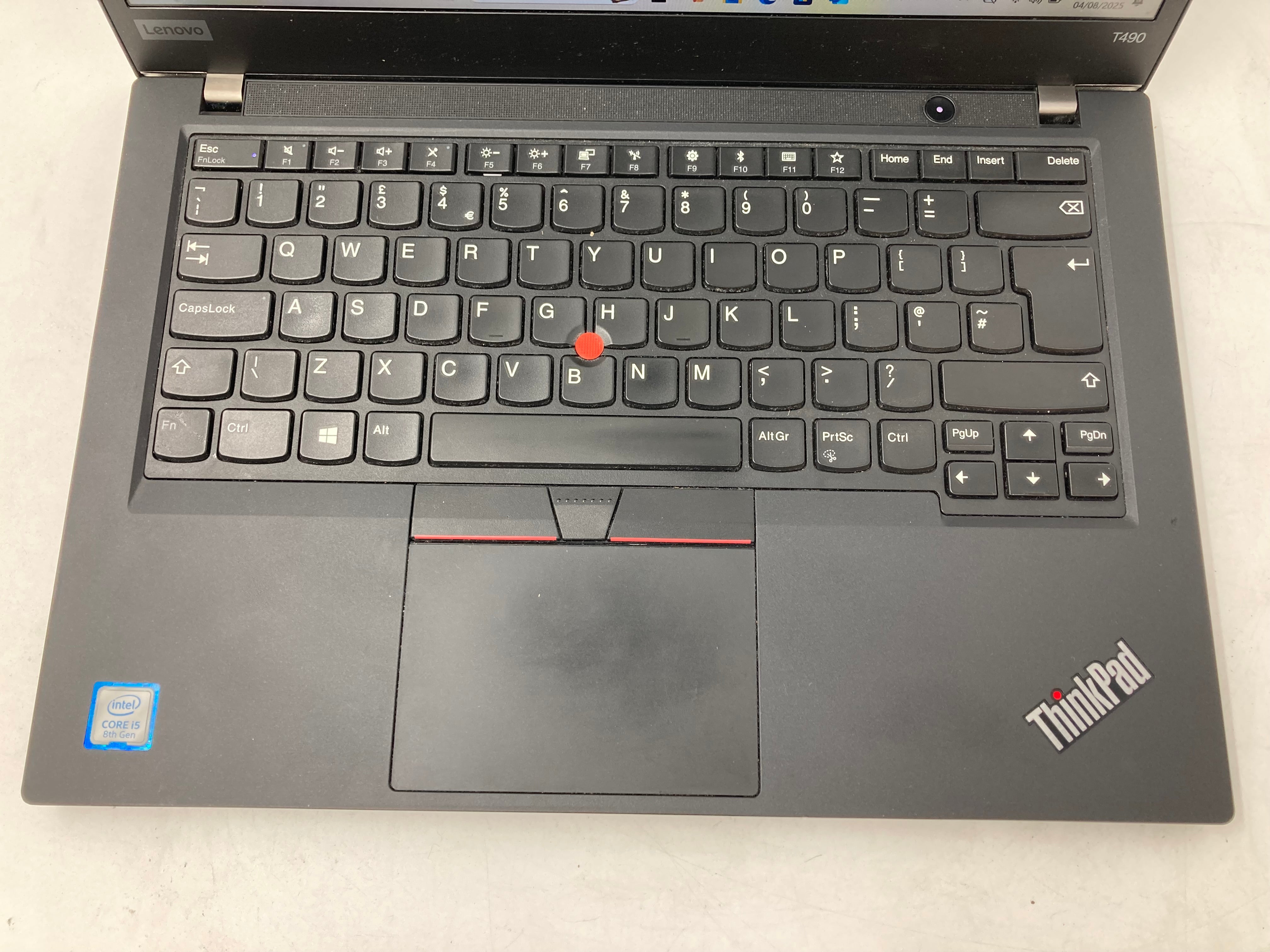Lenovo ThinkPad T490 14" Screen i5 8th Gen 8GB RAM 256GB SSD Win 11