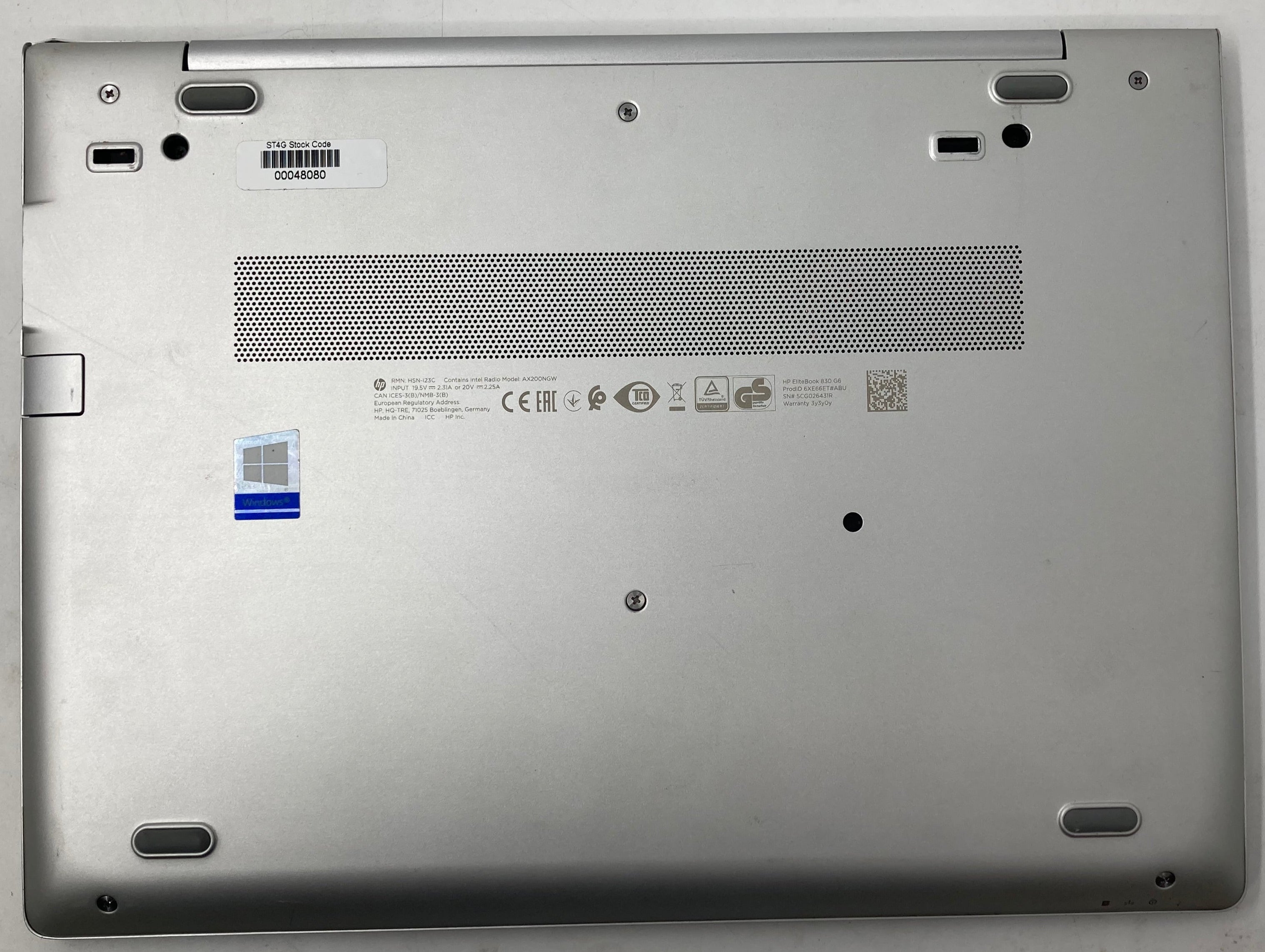 HP Laptop EliteBook 830 G6 13" i5 8th Gen No RAM No SSD No OS *Spares*