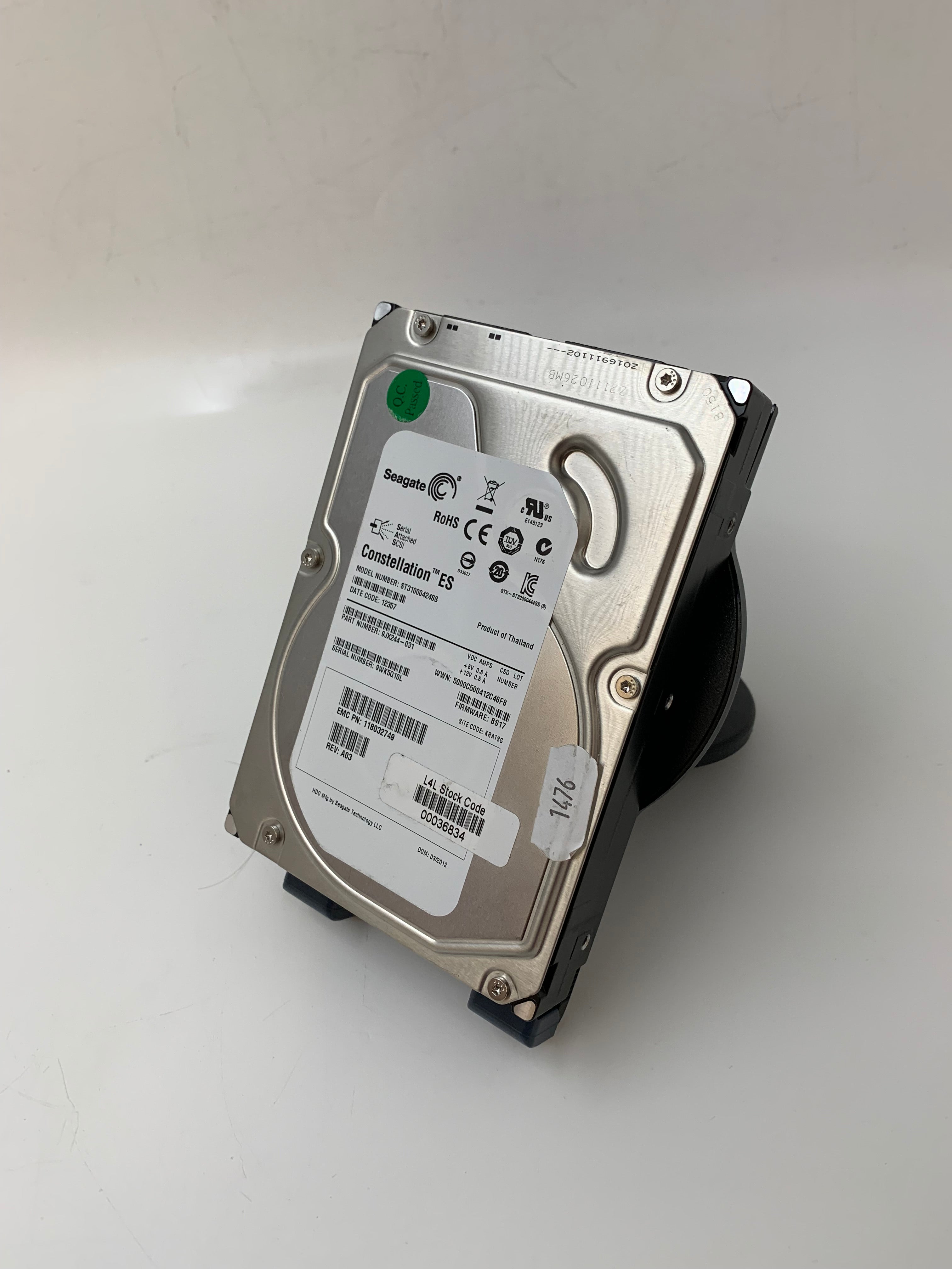 1TB HDDs | 3.5 Inch | SAS | 6Gbps | 7200 RPM Lot of 17