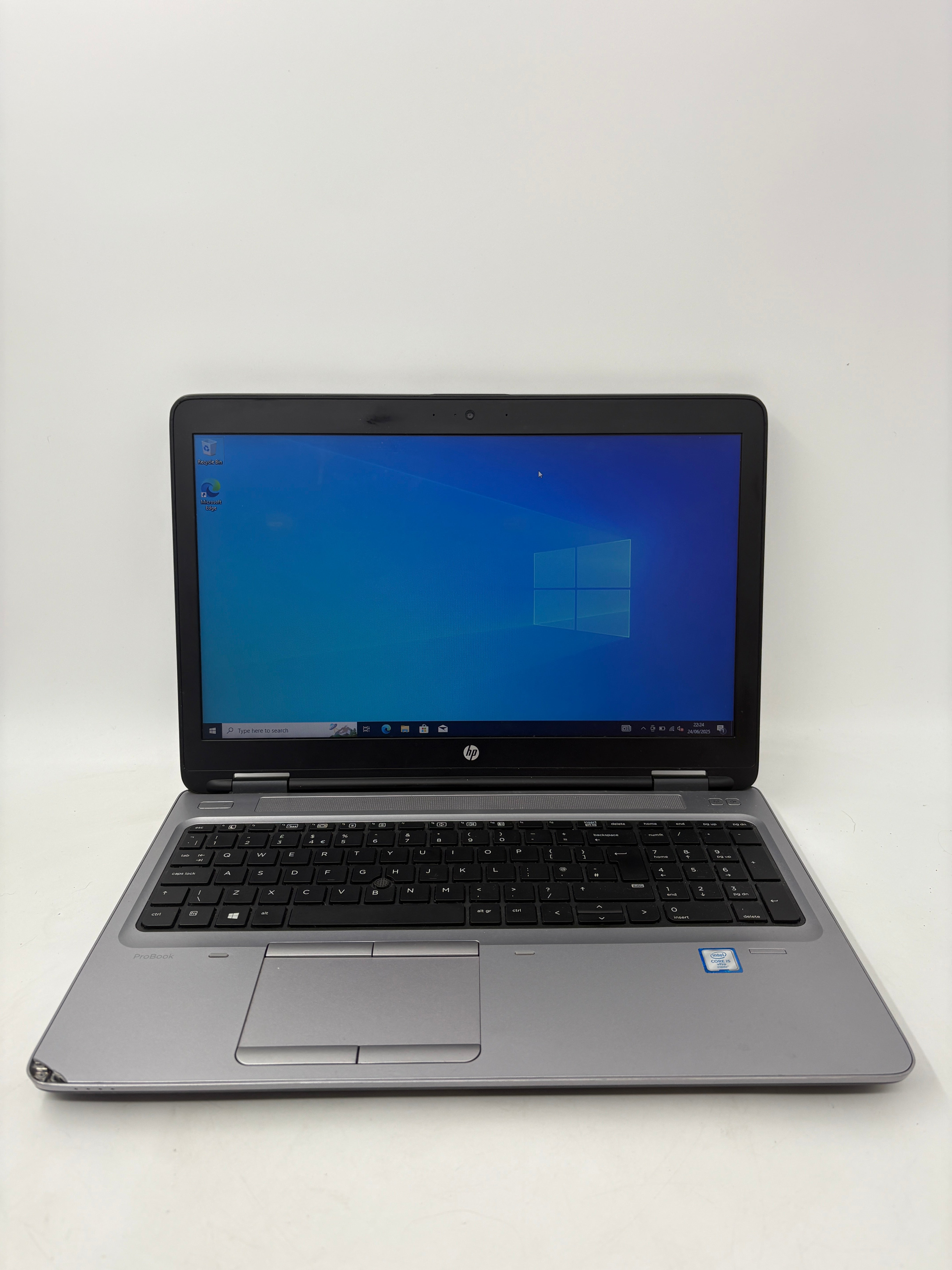 HP Laptop ProBook 650 G2 15.6" Screen i5 6th Gen 16GB RAM 128GB SSD W10