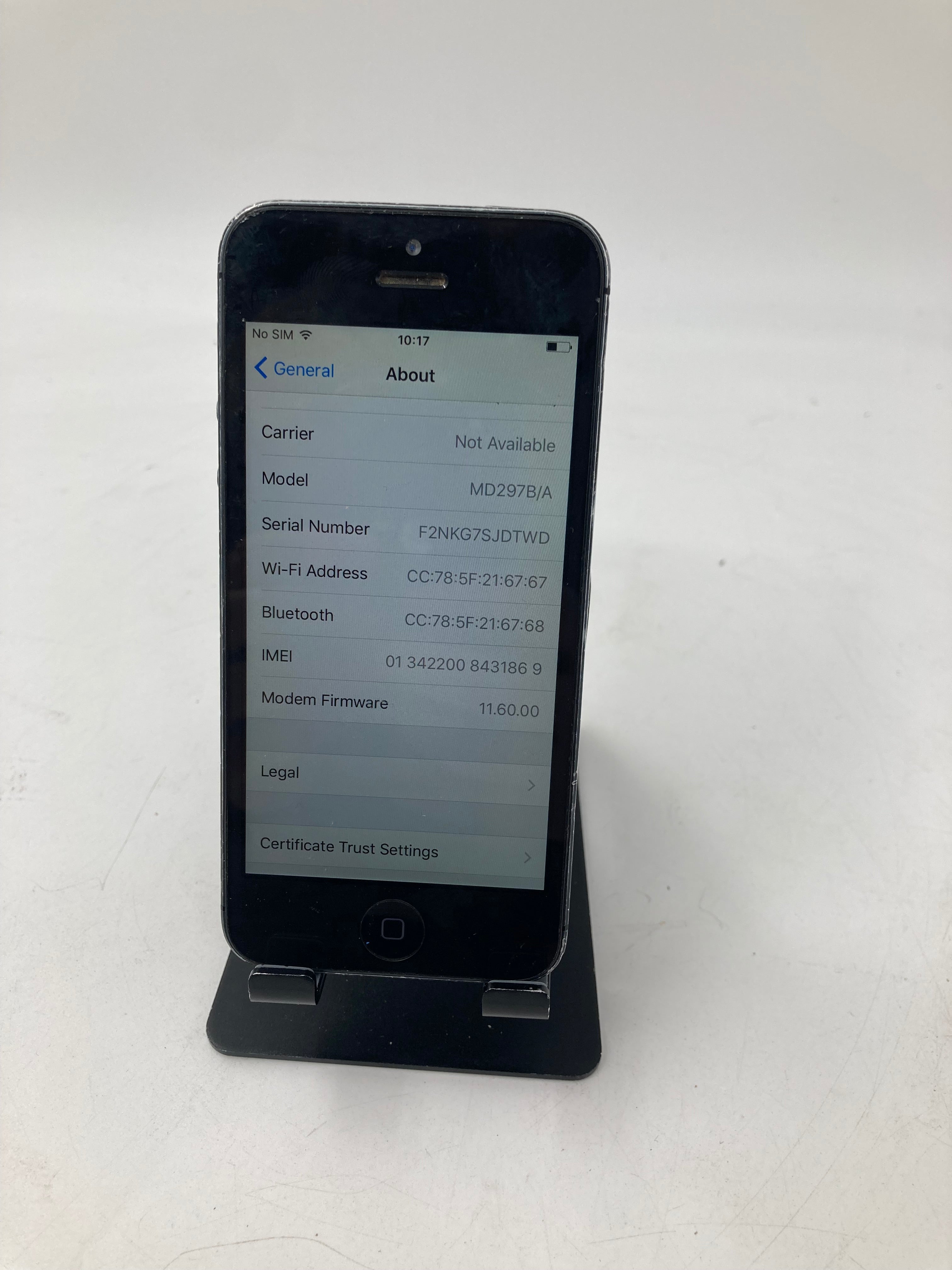 Batch 6x Apple iPhone A1457 A1429 16GB Black Silver